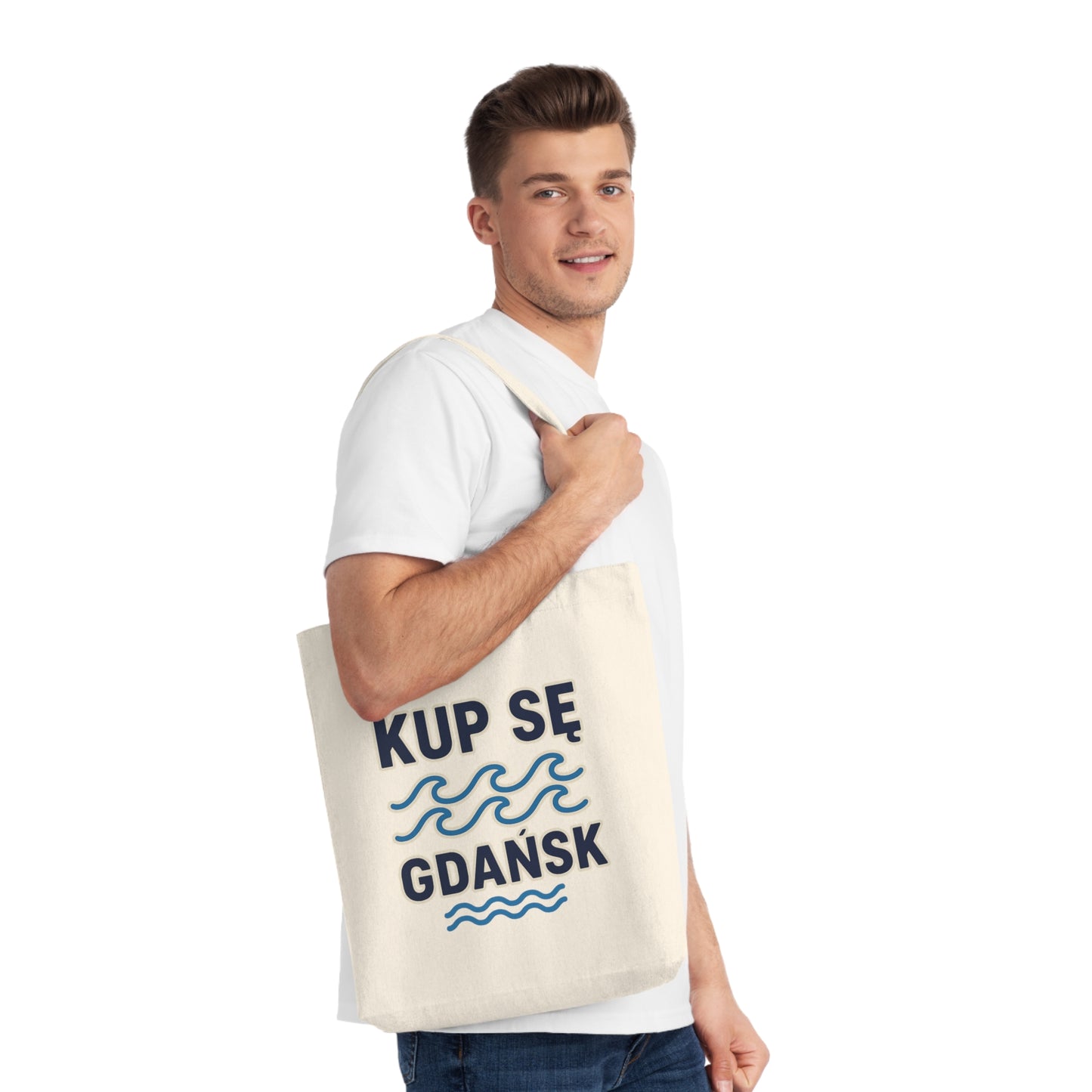 Tkana Torba na Ramię Kup Se Gdańsk Fale – Styl i Ekologia w Jednym