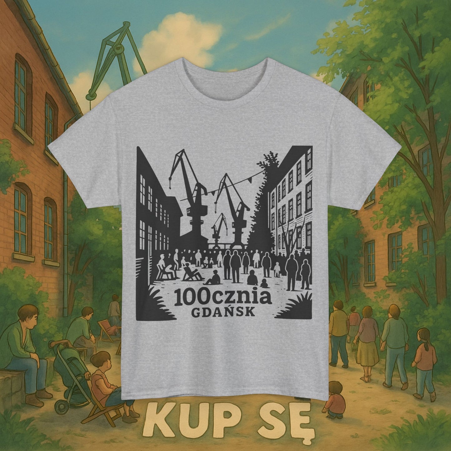 KupSe 100cznia t-shirt - Unisex Heavy Cotton Tee