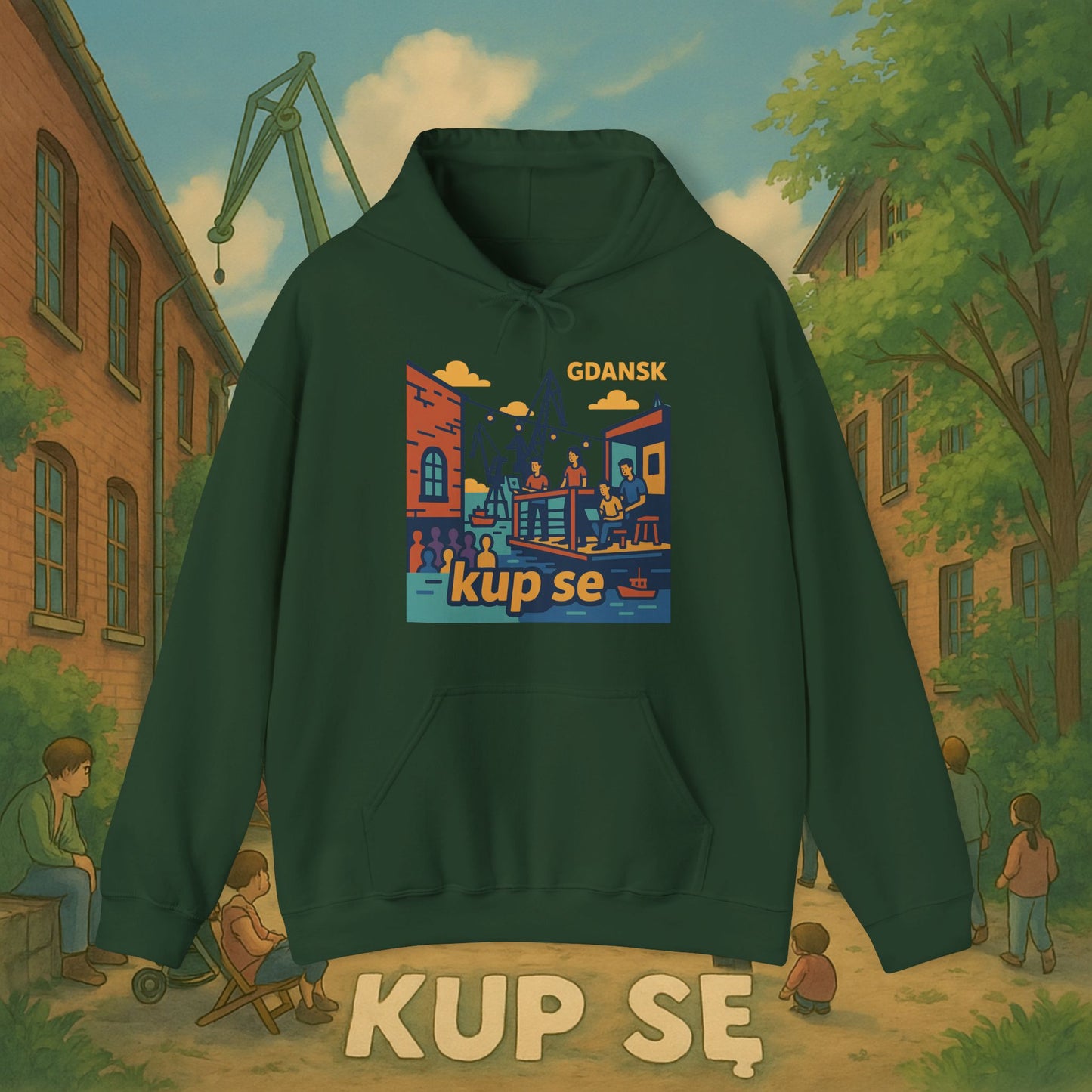 Unisex Heavy Blend Hoodie – Vibe – Kup Se