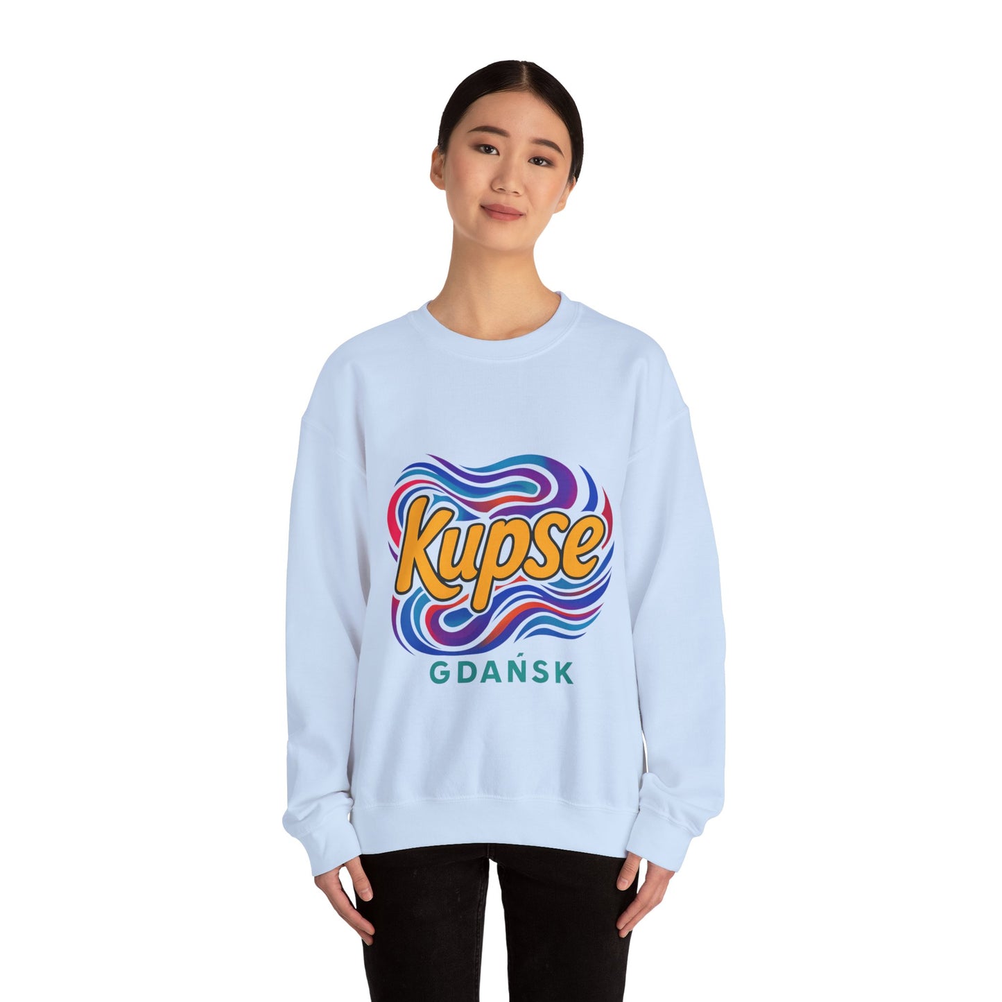 Bluza unisex z grafiką Kup Se Acid2 – klasyczny crewneck i miejski styl