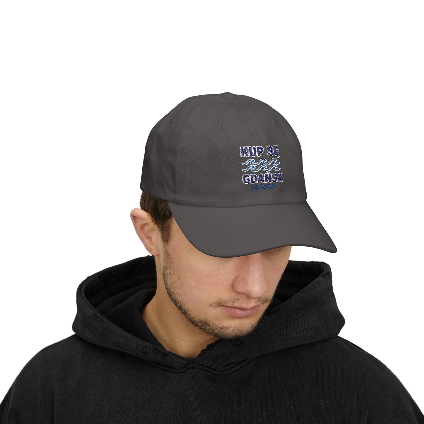 Czapka z daszkiem z grafiką Kup Se fale – modny Dad Cap z charakterem