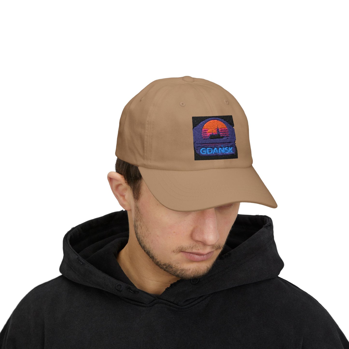 Czapka z daszkiem z grafiką Kup Se Panorama Gdańska – modny Dad Cap z charakterem