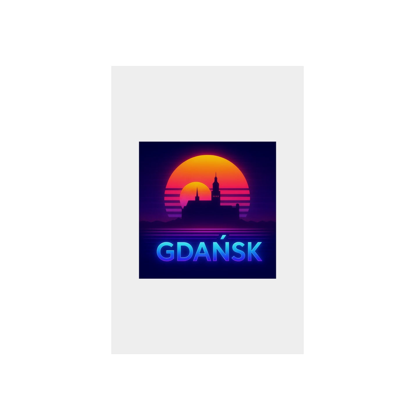 Obraz na panelu aluminiowym Panorama Gdańsk – trwały wydruk w stylu Kup Se