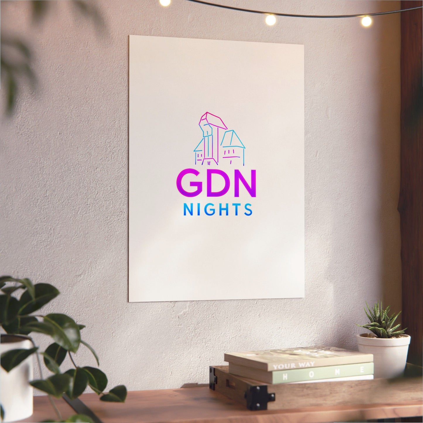 Obraz na panelu aluminiowym GDN Nights – trwały wydruk w stylu Kup Se