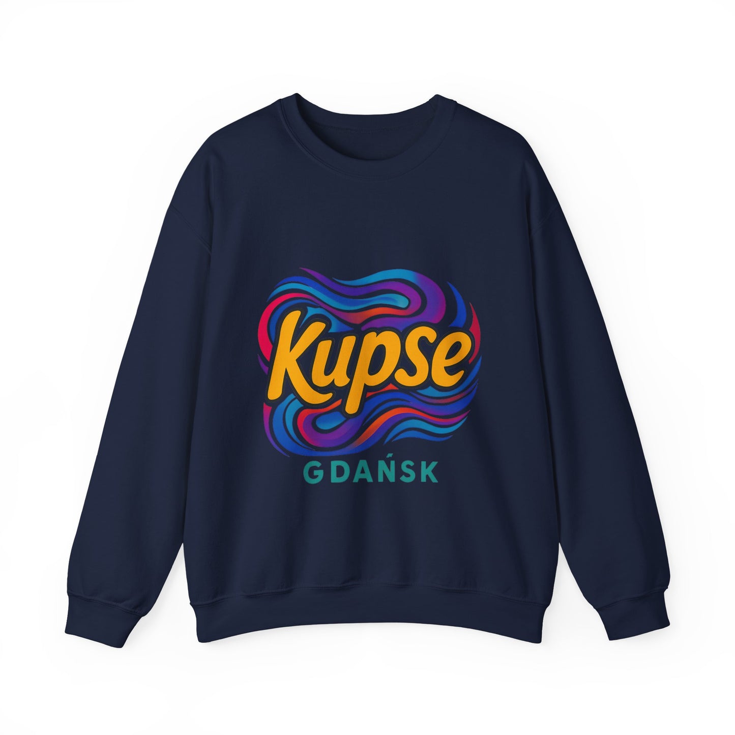 Bluza unisex z grafiką Kup Se Acid2 – klasyczny crewneck i miejski styl