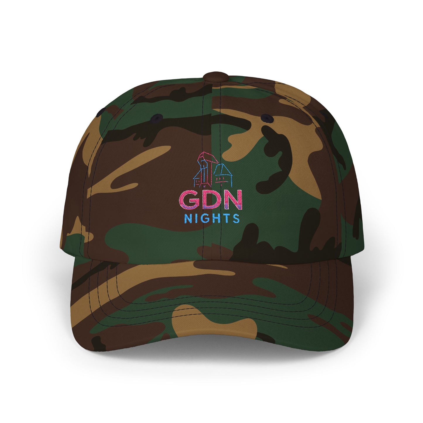 Czapka z daszkiem z grafiką Kup Se GDN Nights – modny Dad Cap z charakterem