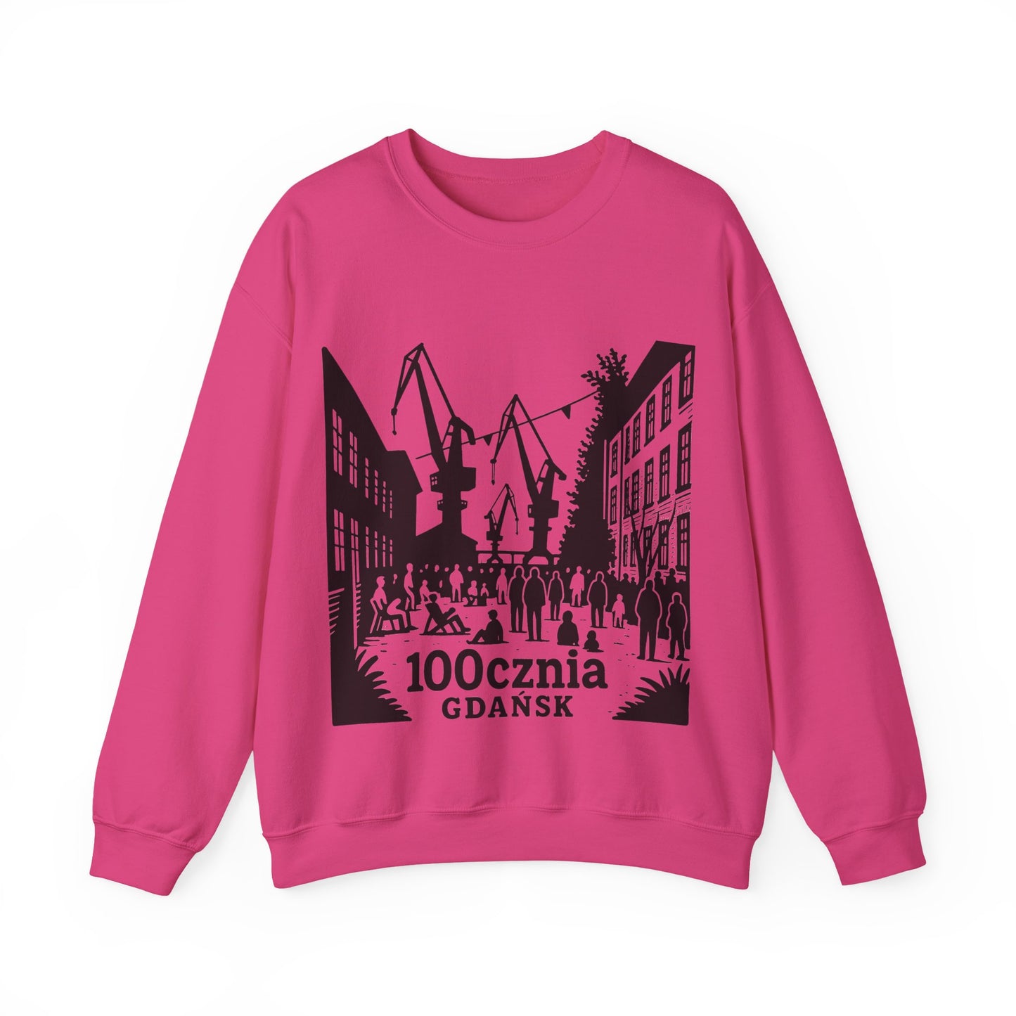 Bluza unisex z grafiką Kup Se 100cznia – klasyczny crewneck i miejski styl