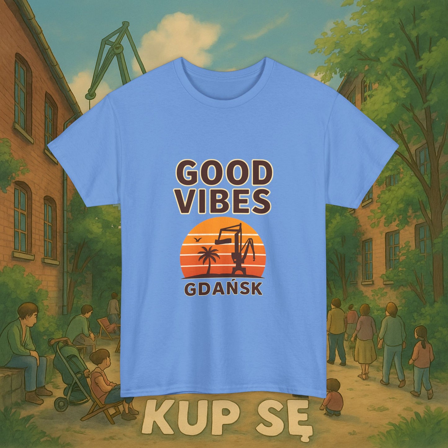 KupSe Good Vibes Style t-shirt - Unisex Heavy Cotton Tee
