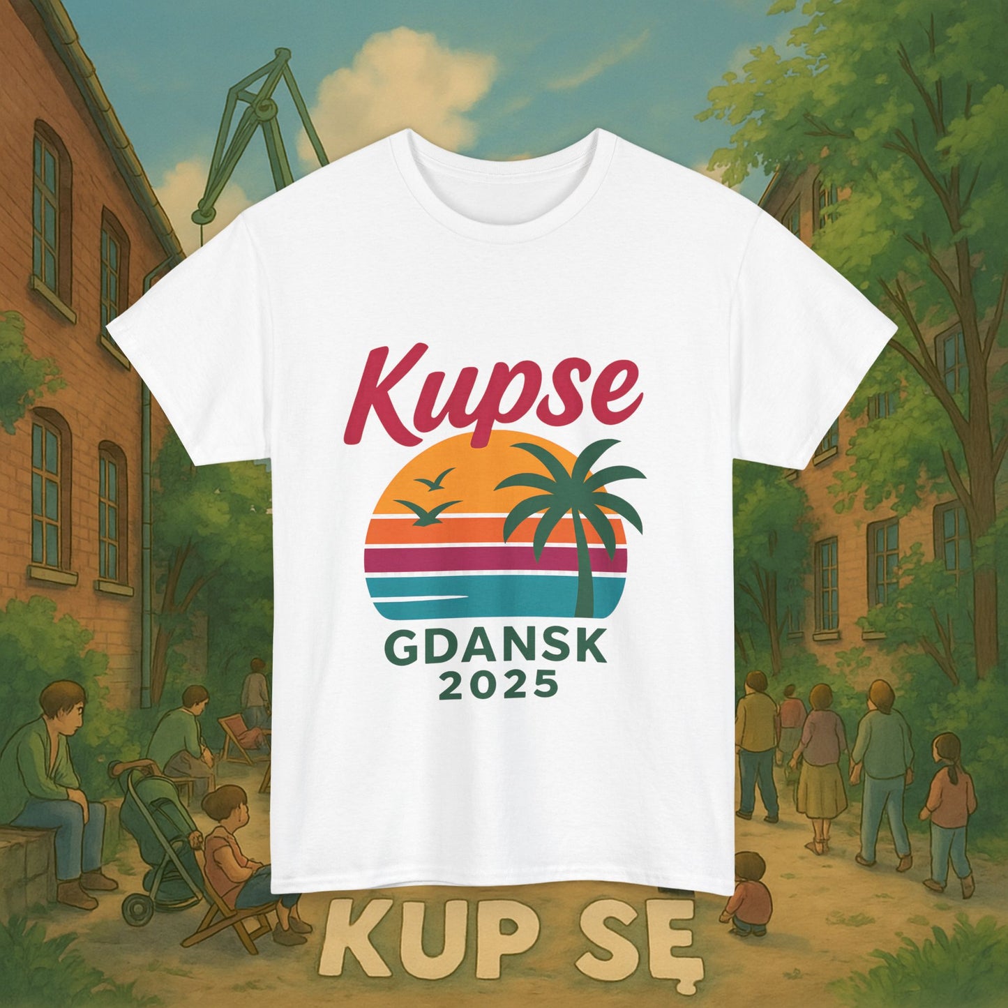 KupSe 90's Style t-shirt - Unisex Heavy Cotton Tee