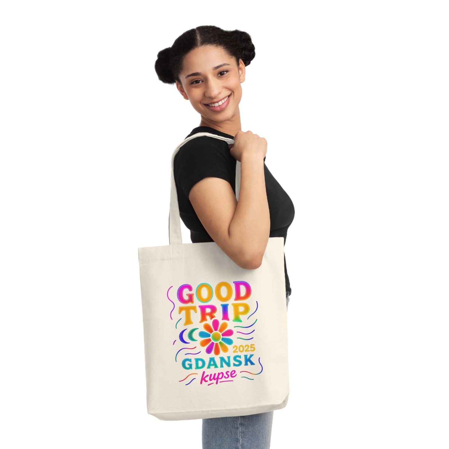 Tkana Torba na Ramię Kup Se Good Trip – Styl i Ekologia w Jednym