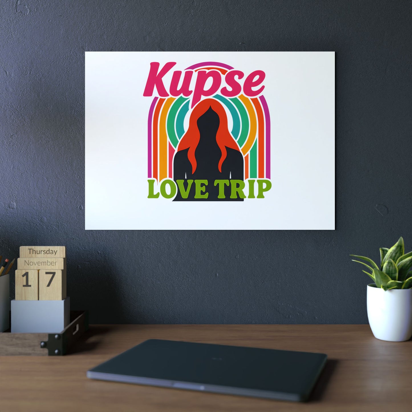 Obraz na panelu aluminiowym Love Trip – trwały wydruk w stylu Kup Se