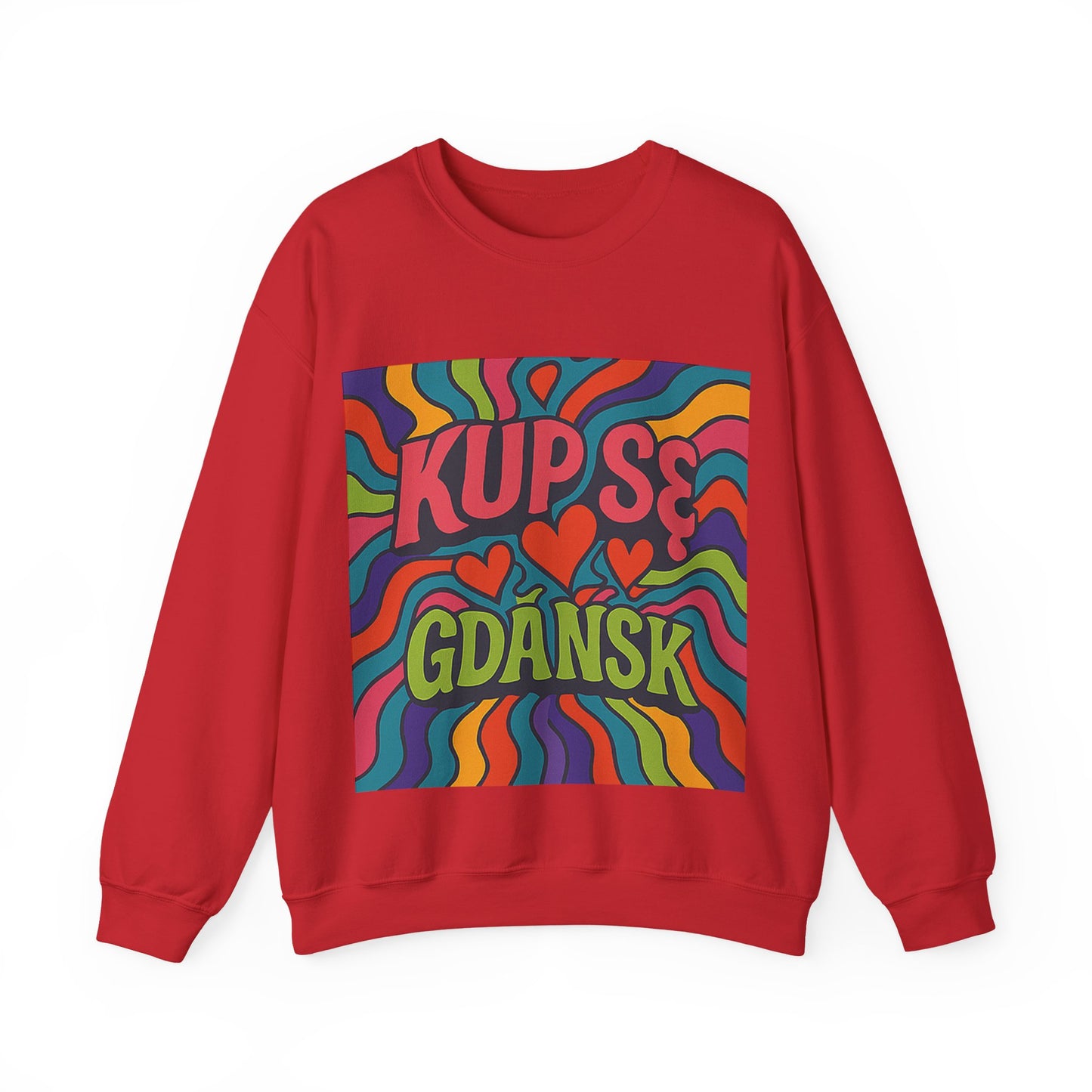 Bluza unisex z grafiką Kup Se Acid – klasyczny crewneck i miejski styl