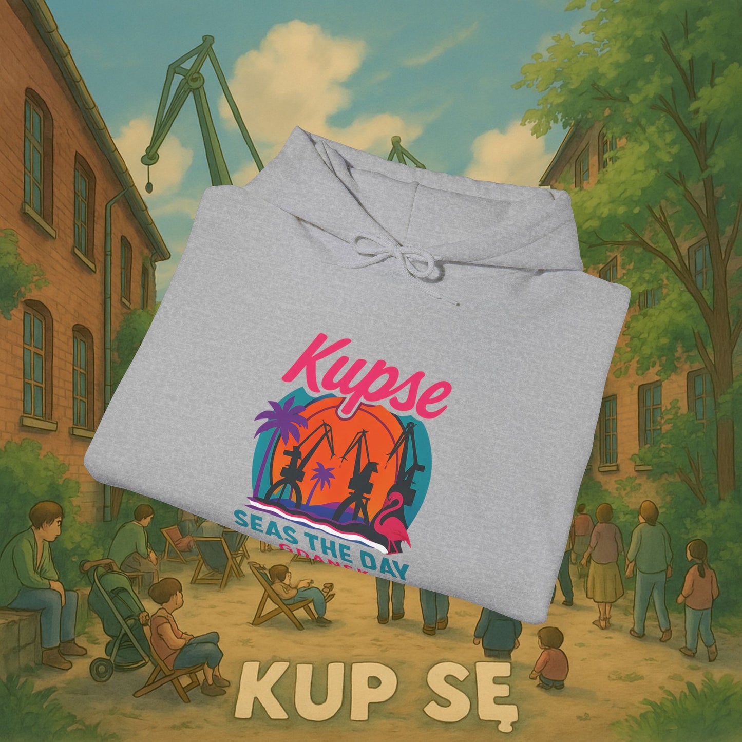 Unisex Heavy Blend Hoodie – Seas The Day – Kup Se