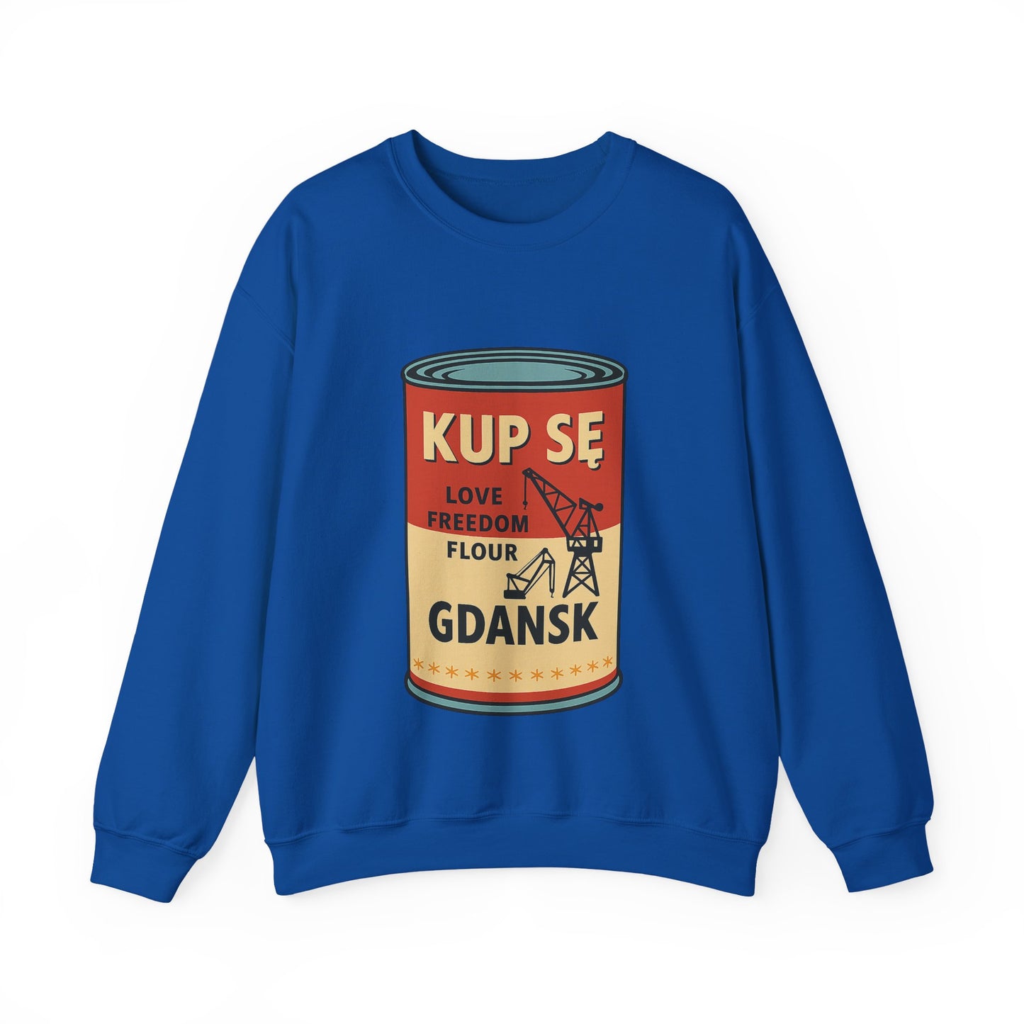 Bluza unisex z grafiką Kup Se Campbell– klasyczny crewneck i miejski styl