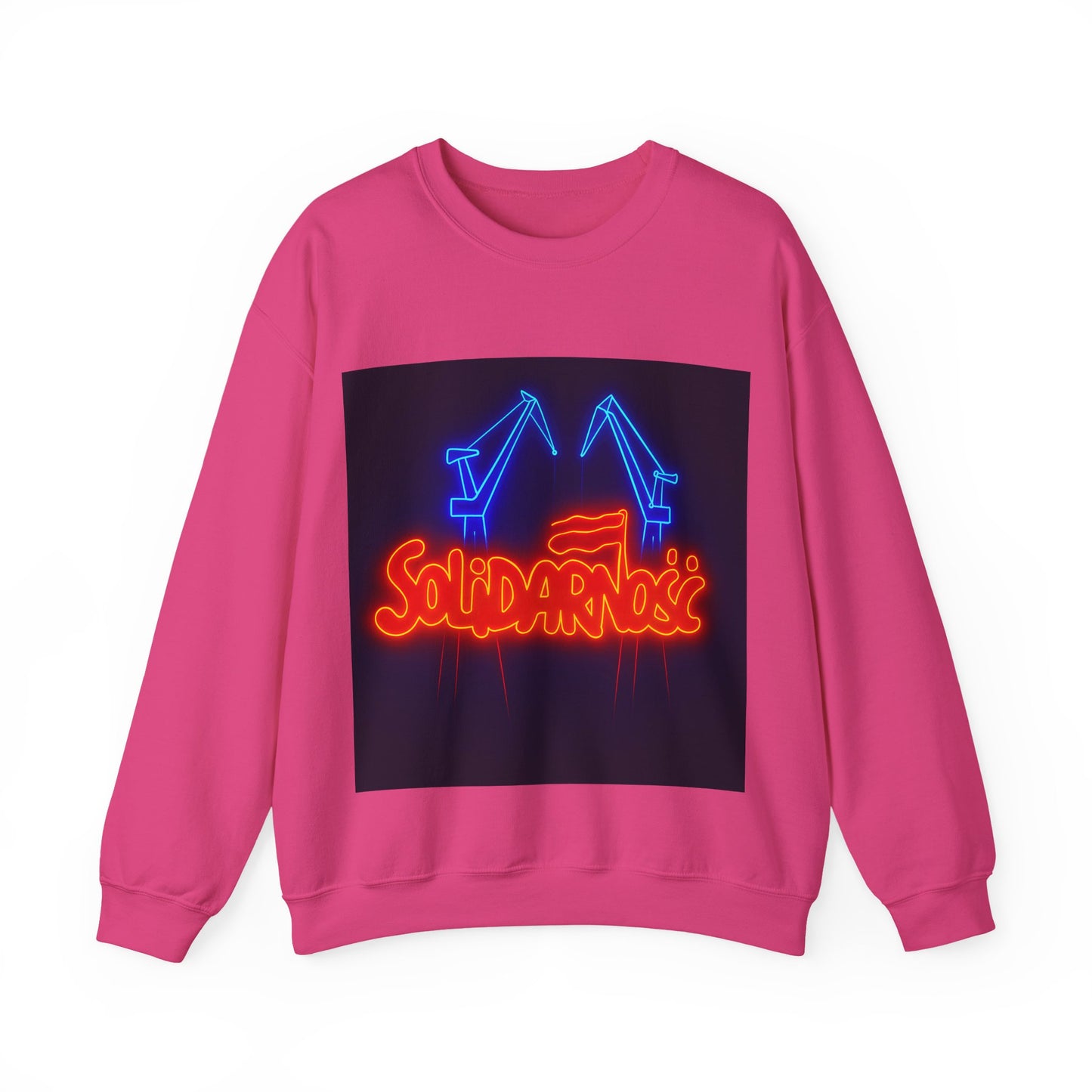 Bluza unisex z grafiką Kup Se Solidarność – klasyczny crewneck i miejski styl
