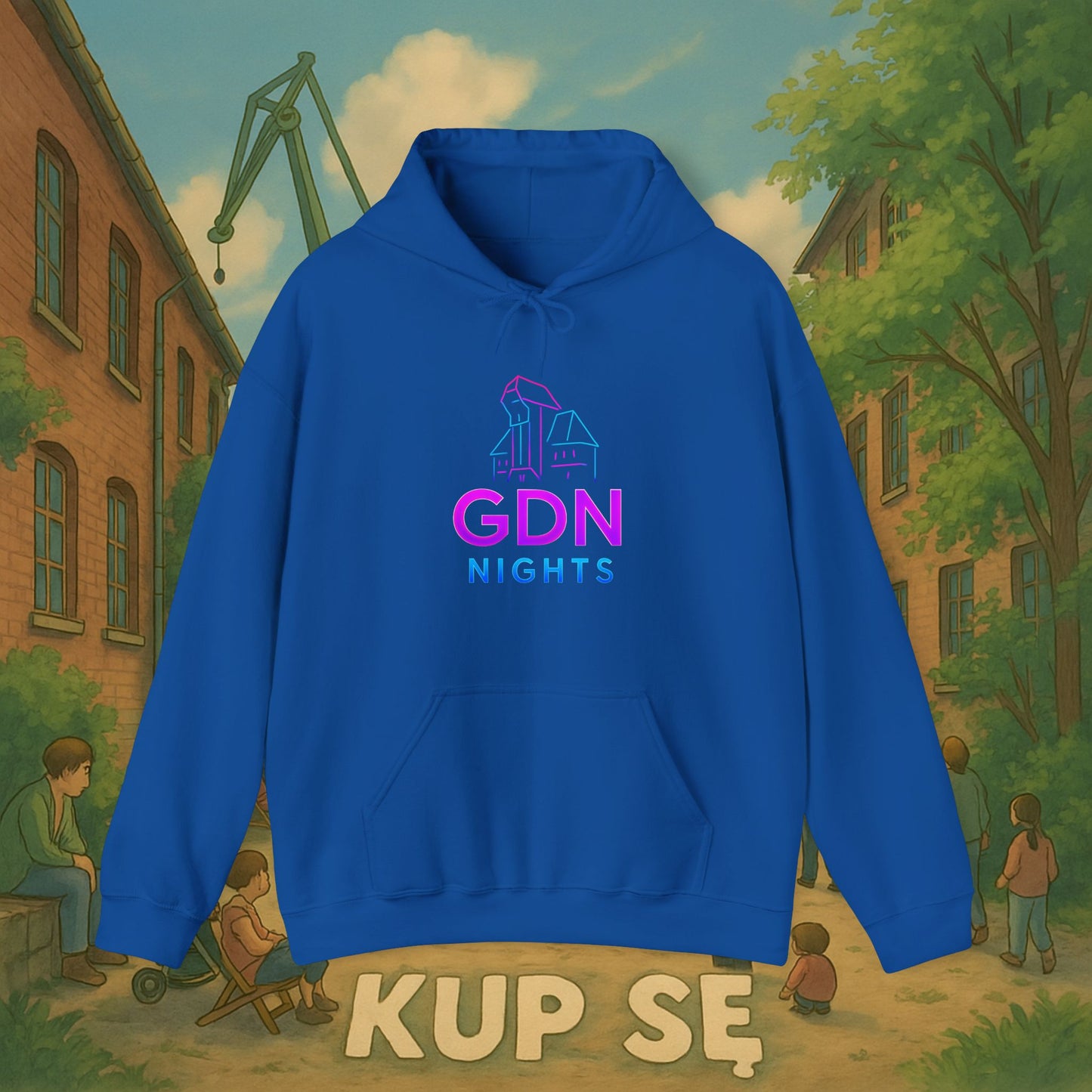 Unisex Heavy Blend Hoodie – GDN Nigths – Kup Se