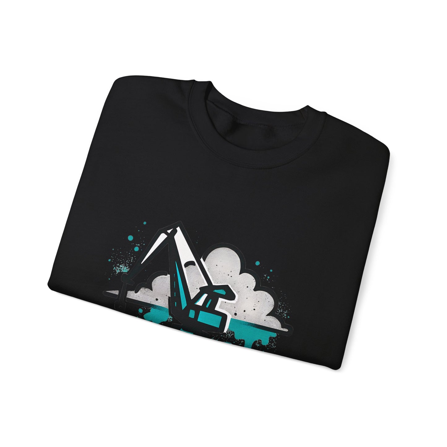 Bluza unisex z grafiką Kup Se Dźwig– klasyczny crewneck i miejski styl