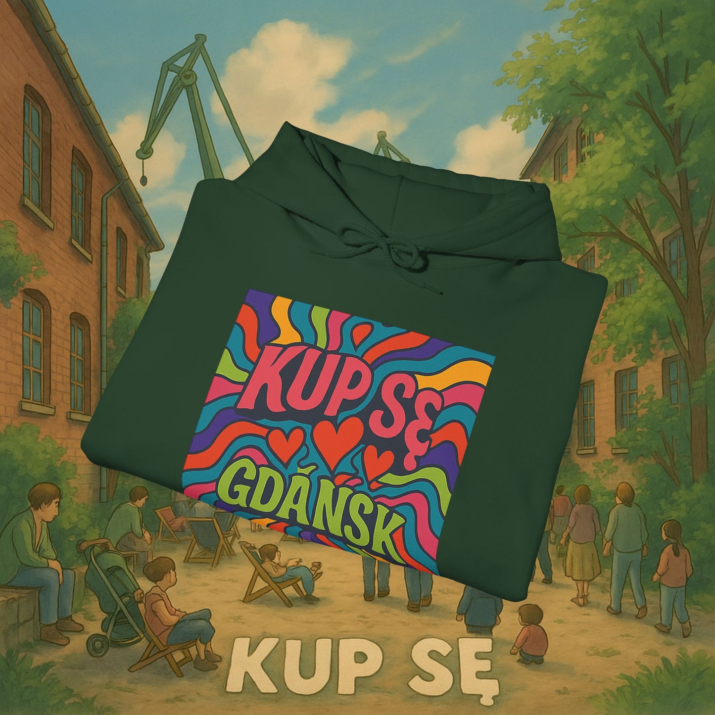 Unisex Heavy Blend Hoodie – Acid – Kup Se