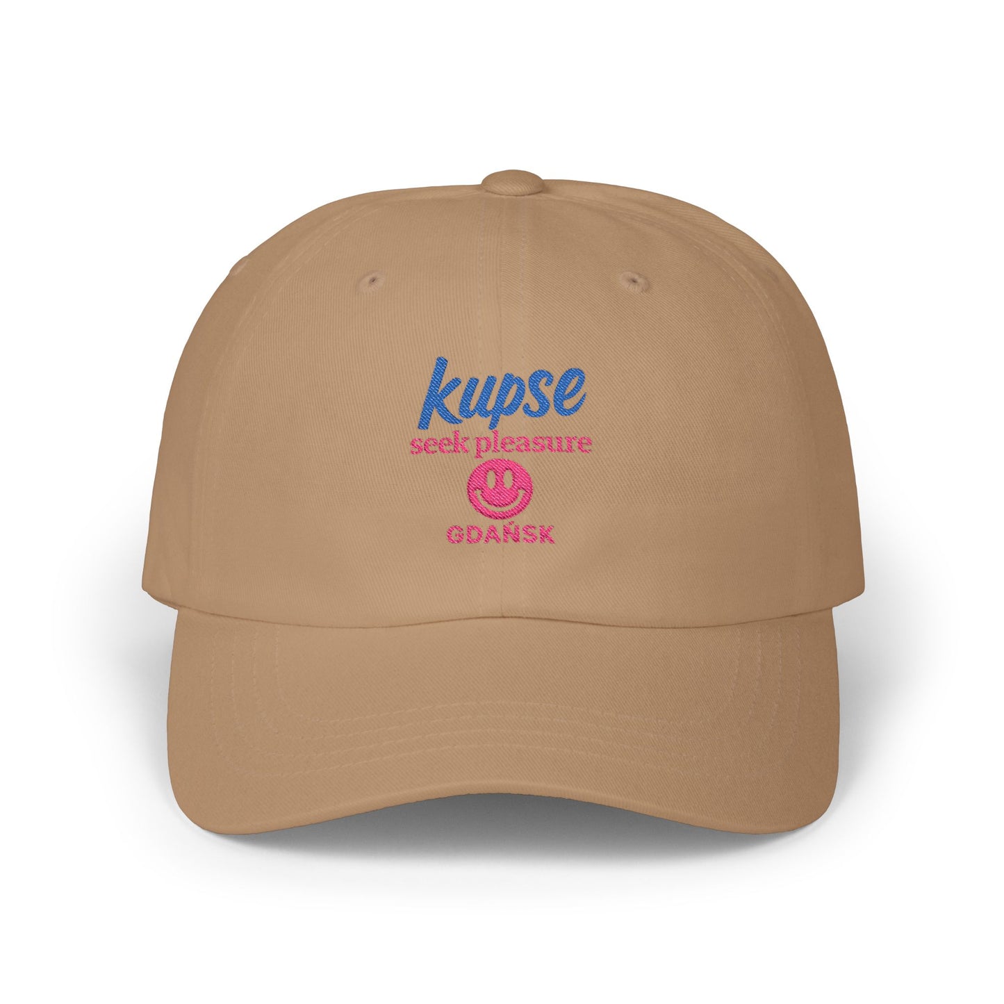 Czapka z daszkiem z grafiką Kup Se Seek Pleasure – modny Dad Cap z charakterem