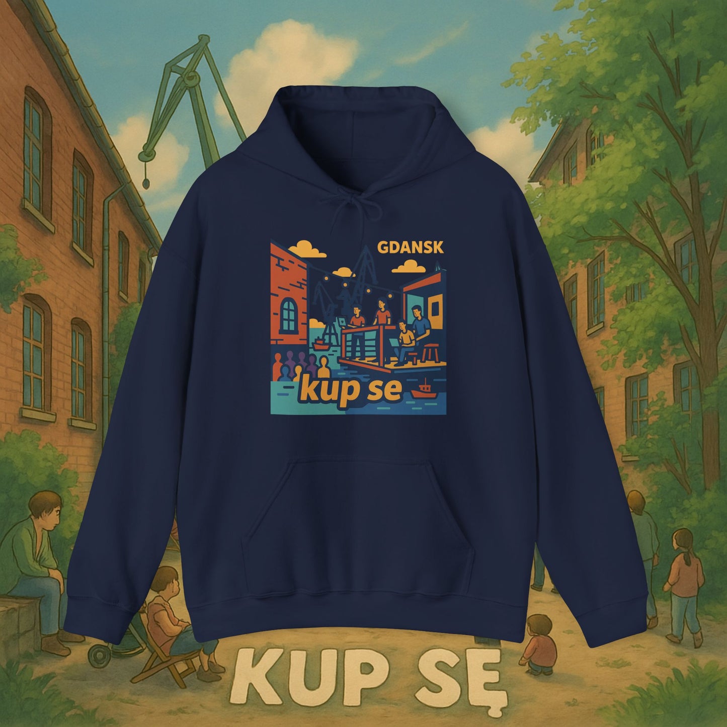 Unisex Heavy Blend Hoodie – Vibe – Kup Se