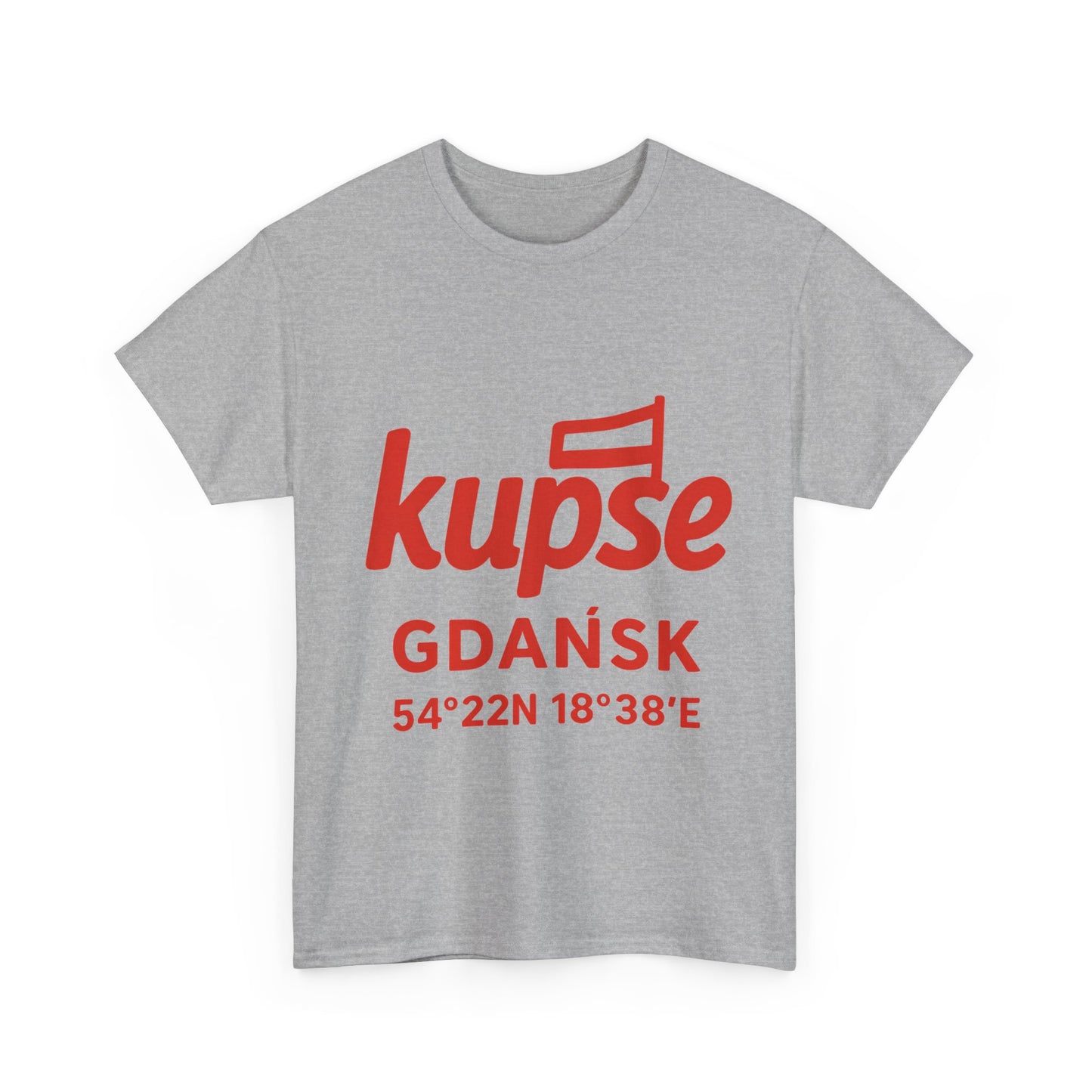 KupSe Logo Gdańsk Solidarność t-shirt - Unisex Heavy Cotton Tee