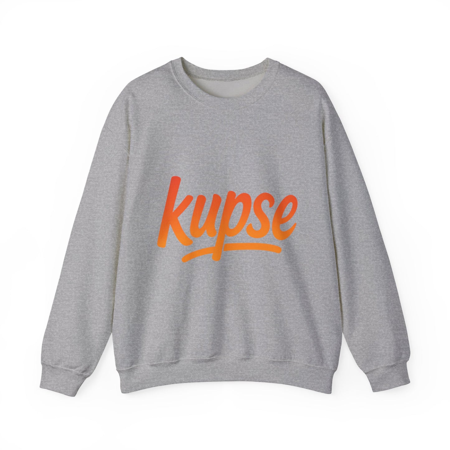 Bluza unisex z grafiką Kup Se Logo Orange – klasyczny crewneck i miejski styl