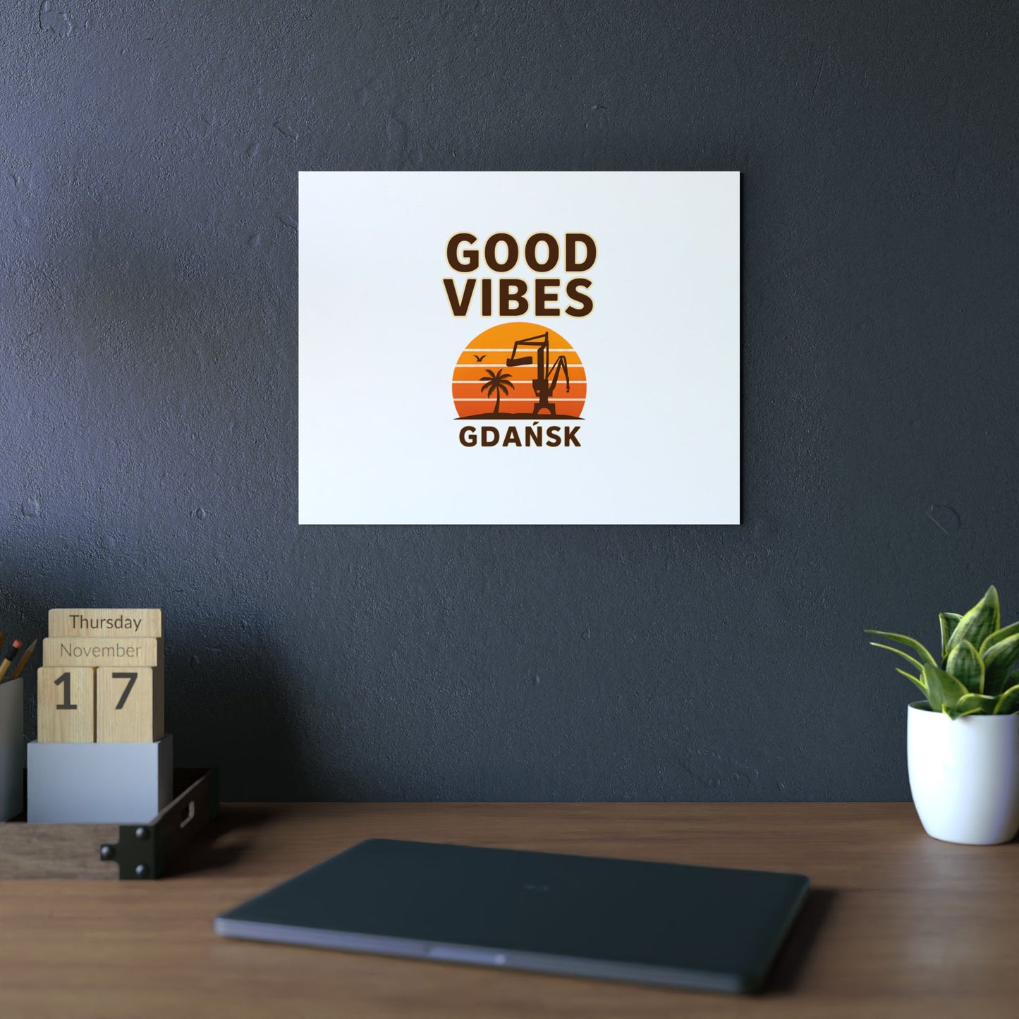 Obraz na panelu aluminiowym Good Vibes – trwały wydruk w stylu Kup Se