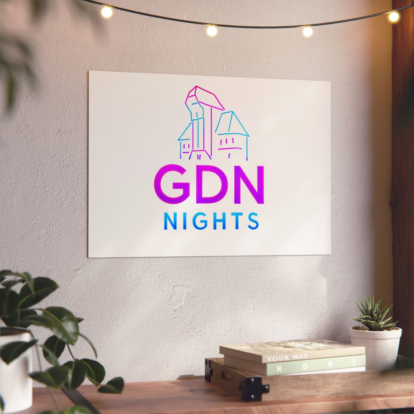 Obraz na panelu aluminiowym GDN Nights – trwały wydruk w stylu Kup Se