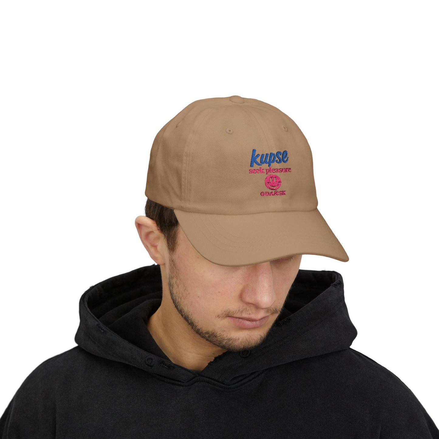 Czapka z daszkiem z grafiką Kup Se Seek Pleasure – modny Dad Cap z charakterem