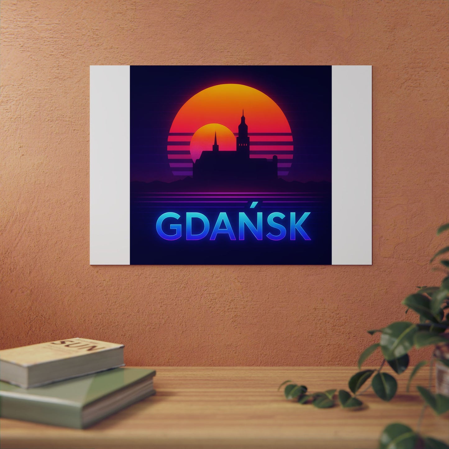 Obraz na panelu aluminiowym Panorama Gdańsk – trwały wydruk w stylu Kup Se