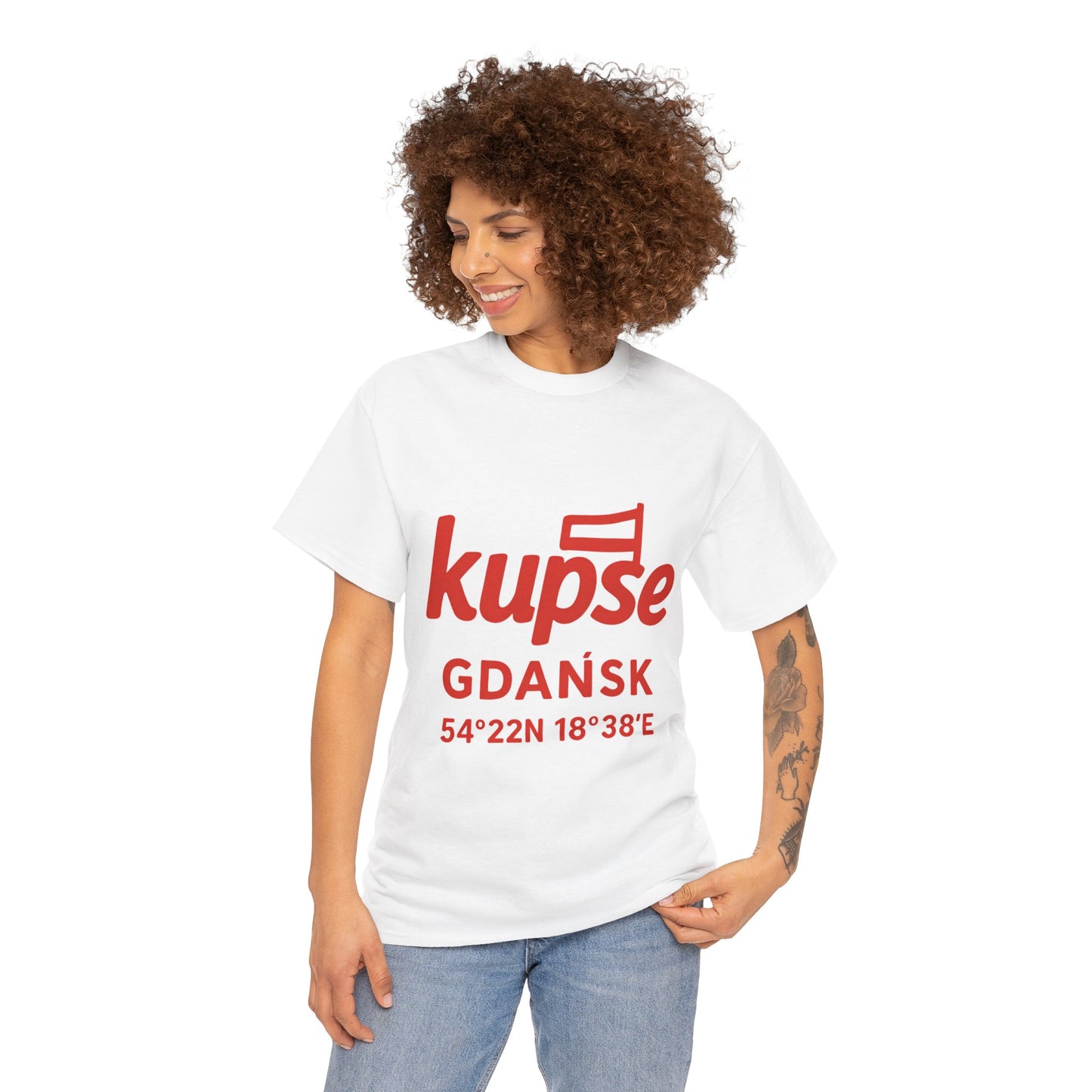 KupSe Logo Gdańsk Solidarność t-shirt - Unisex Heavy Cotton Tee