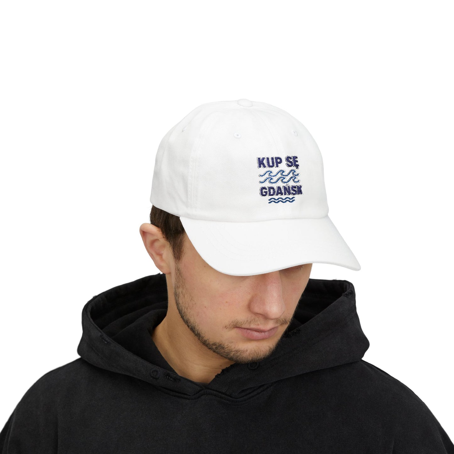 Czapka z daszkiem z grafiką Kup Se fale – modny Dad Cap z charakterem