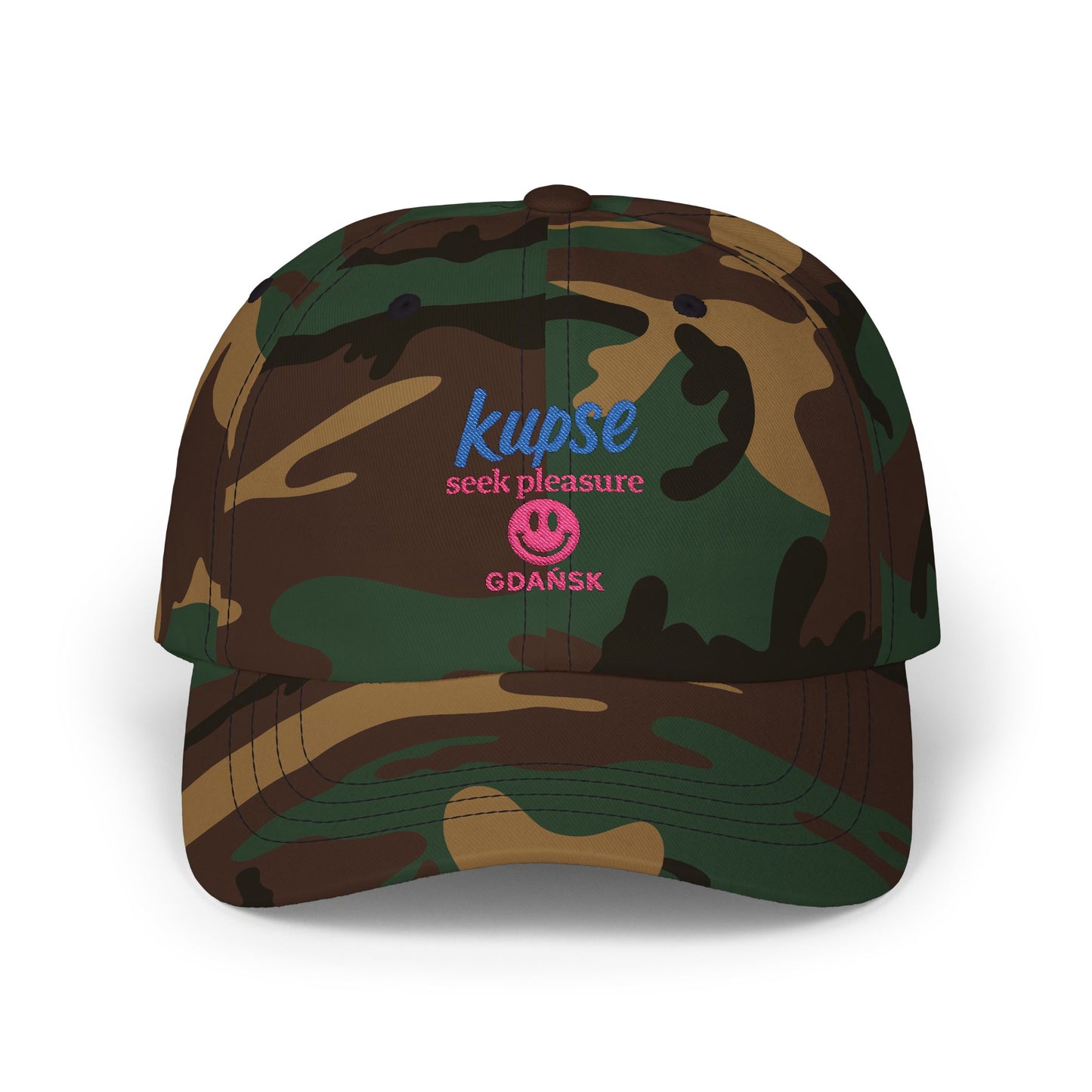 Czapka z daszkiem z grafiką Kup Se Seek Pleasure – modny Dad Cap z charakterem