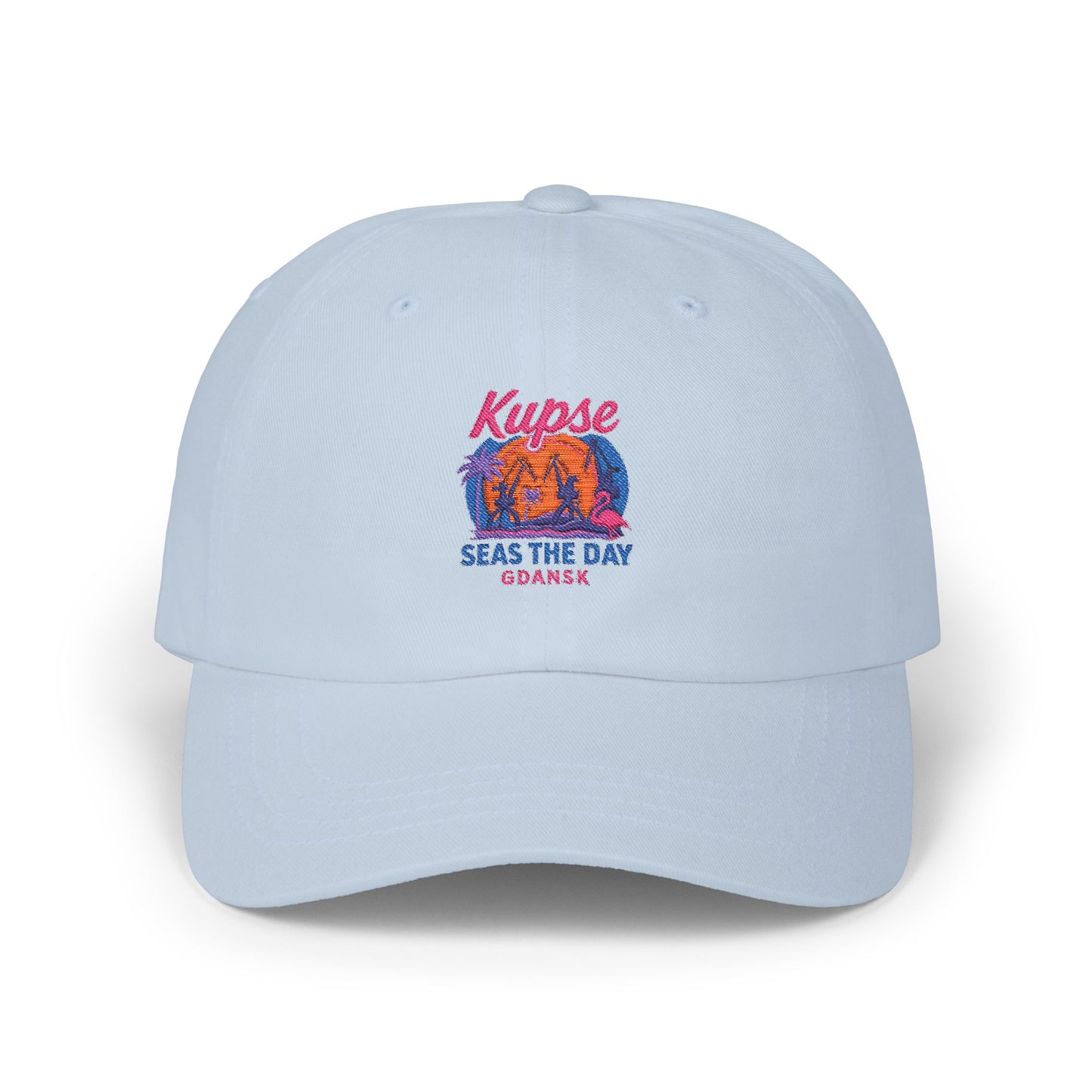 Czapka z daszkiem z grafiką Kup Se Seas The Day – modny Dad Cap z charakterem