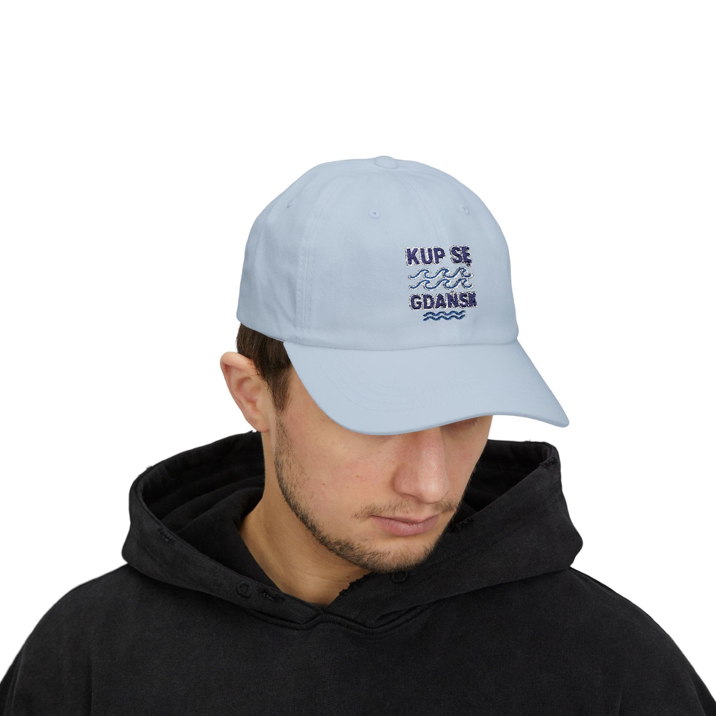 Czapka z daszkiem z grafiką Kup Se fale – modny Dad Cap z charakterem
