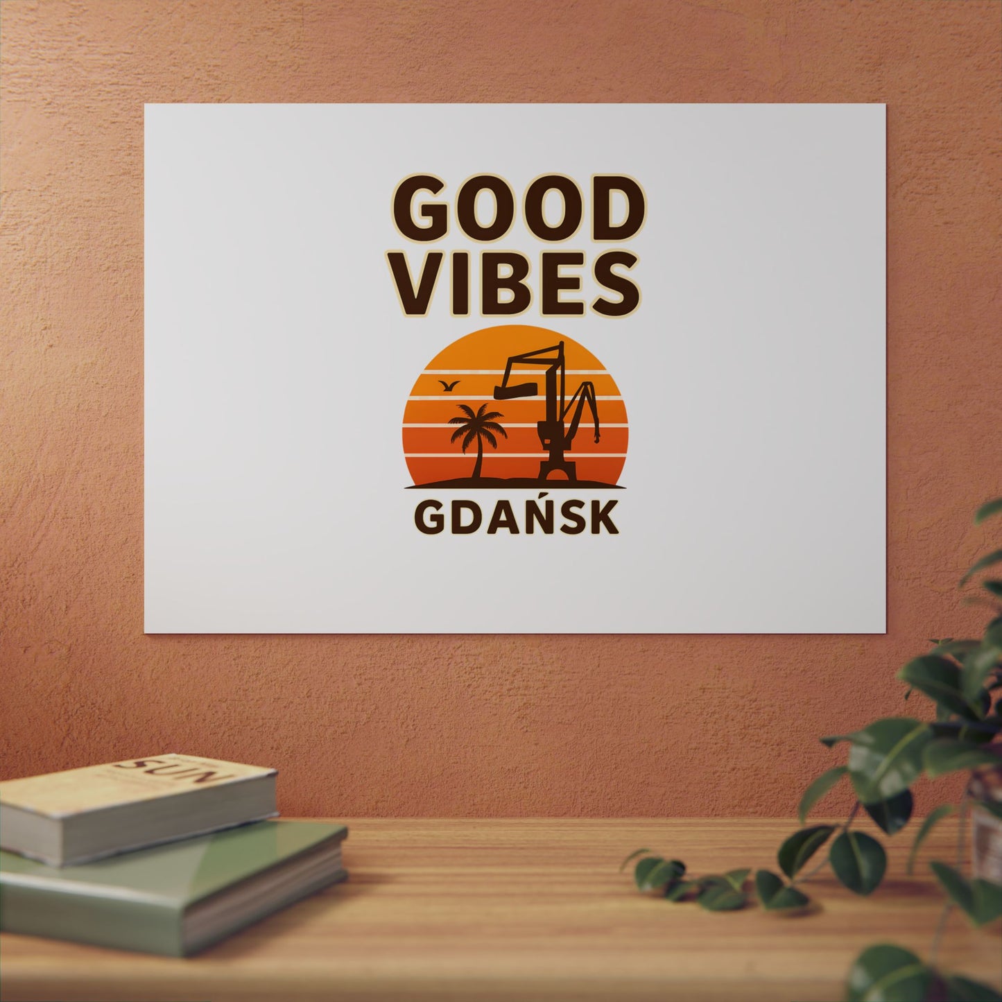 Obraz na panelu aluminiowym Good Vibes – trwały wydruk w stylu Kup Se