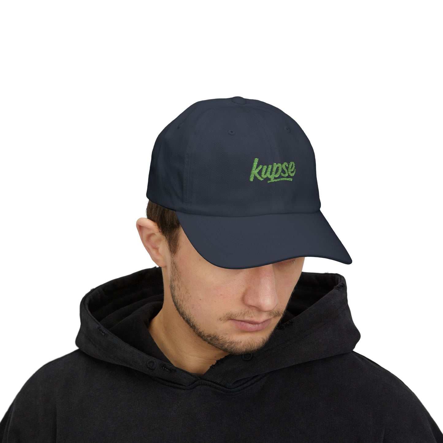 Czapka z daszkiem z grafiką Kup Se Logo Green – modny Dad Cap z charakterem