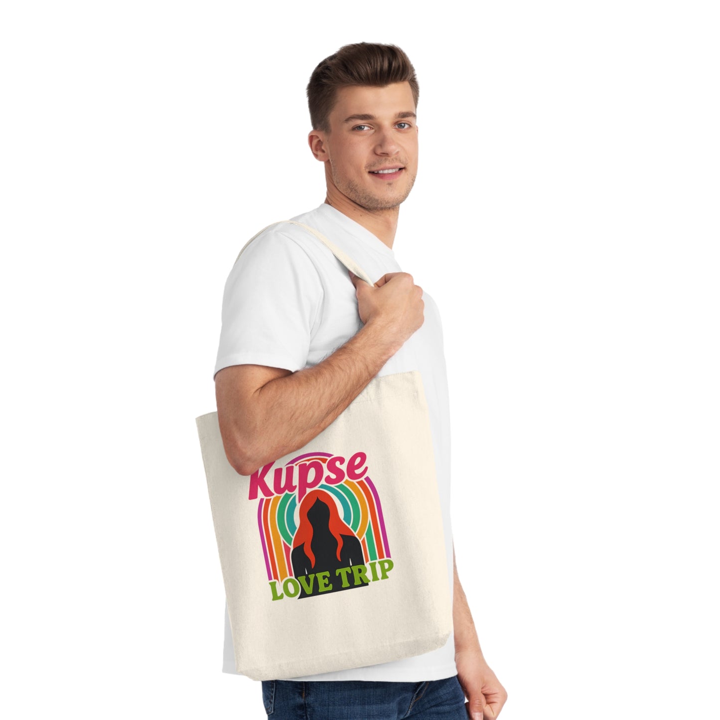 Tkana Torba na Ramię Kup Se Love Trip – Styl i Ekologia w Jednym