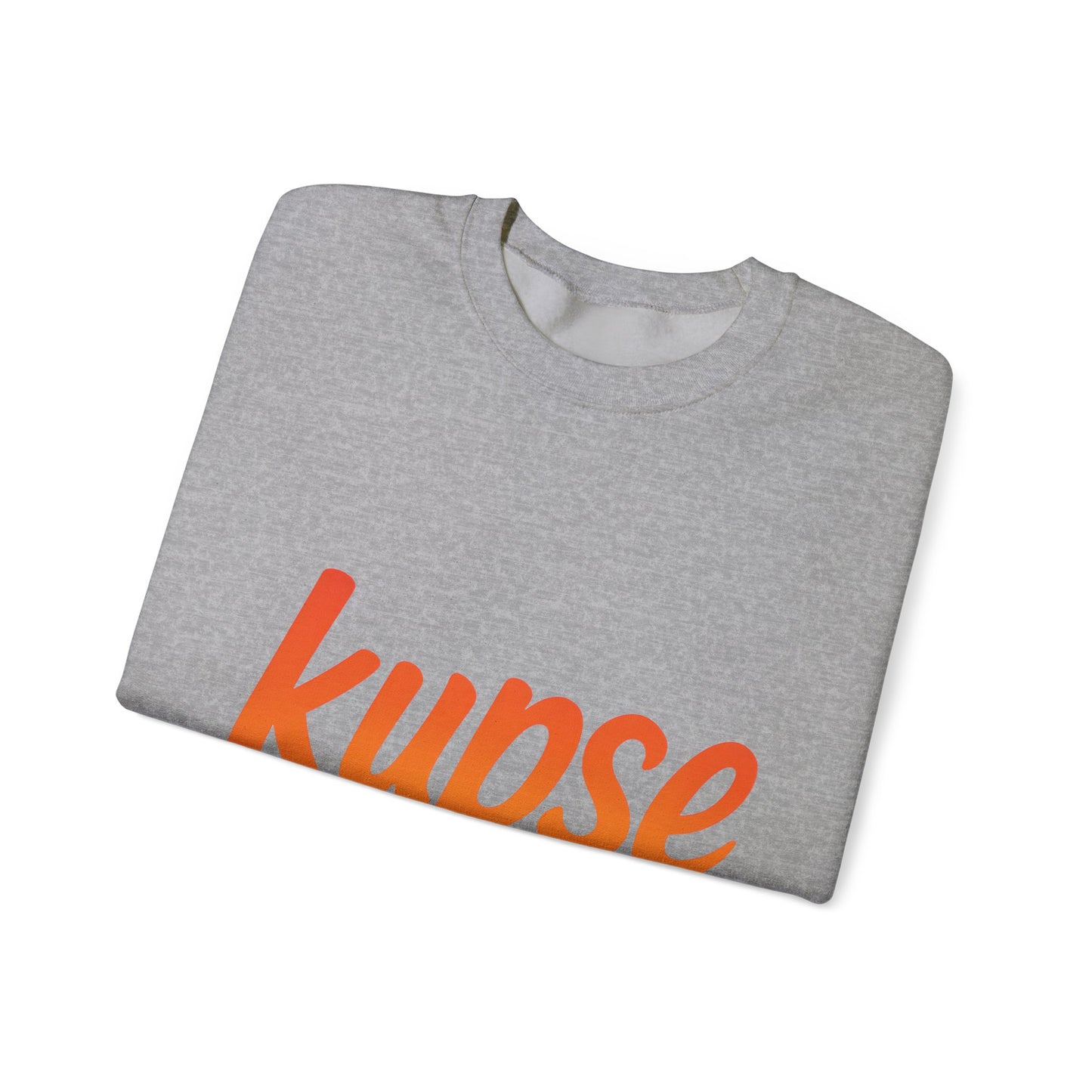 Bluza unisex z grafiką Kup Se Logo Orange – klasyczny crewneck i miejski styl
