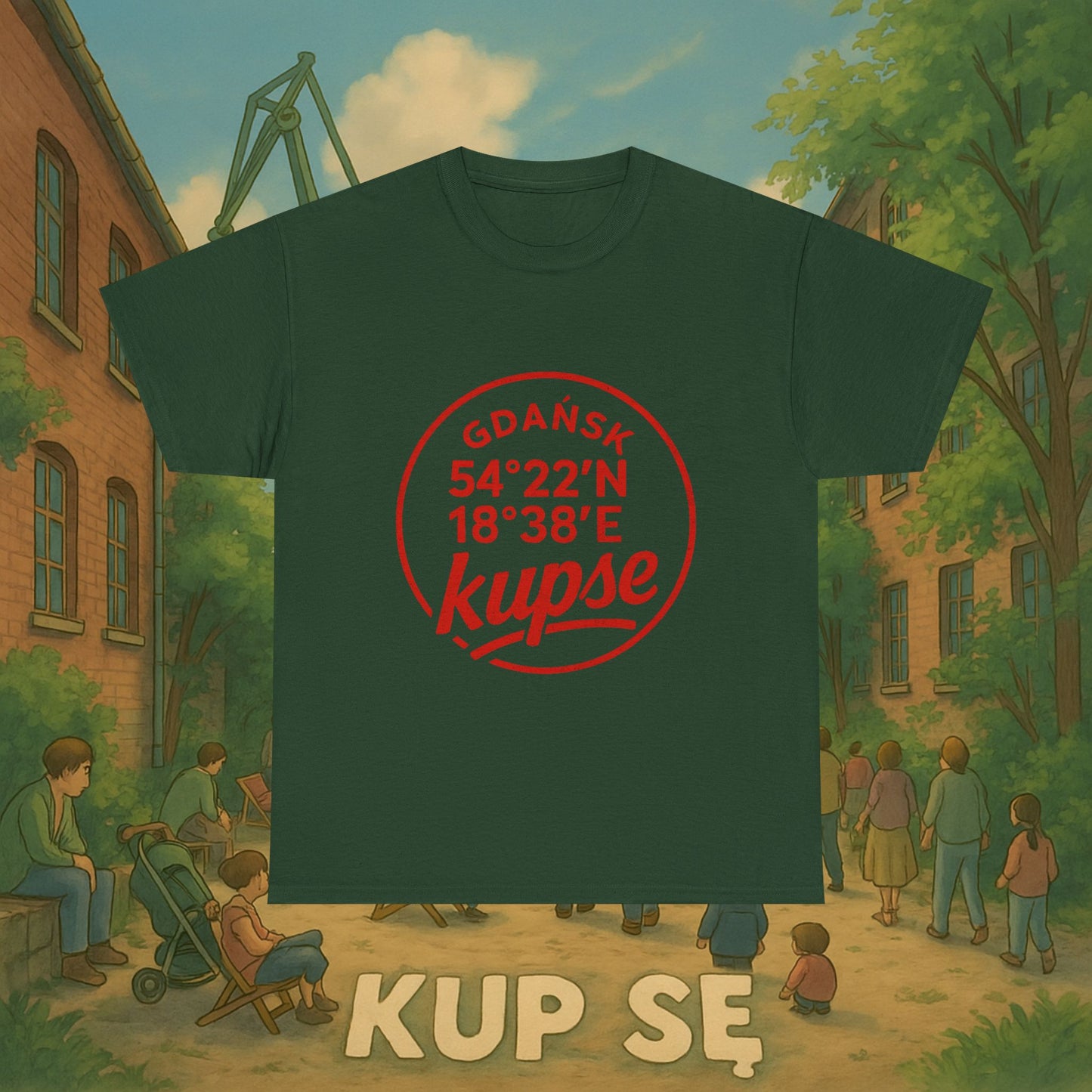 KupSe Koordynaty Style t-shirt - Unisex Heavy Cotton Tee