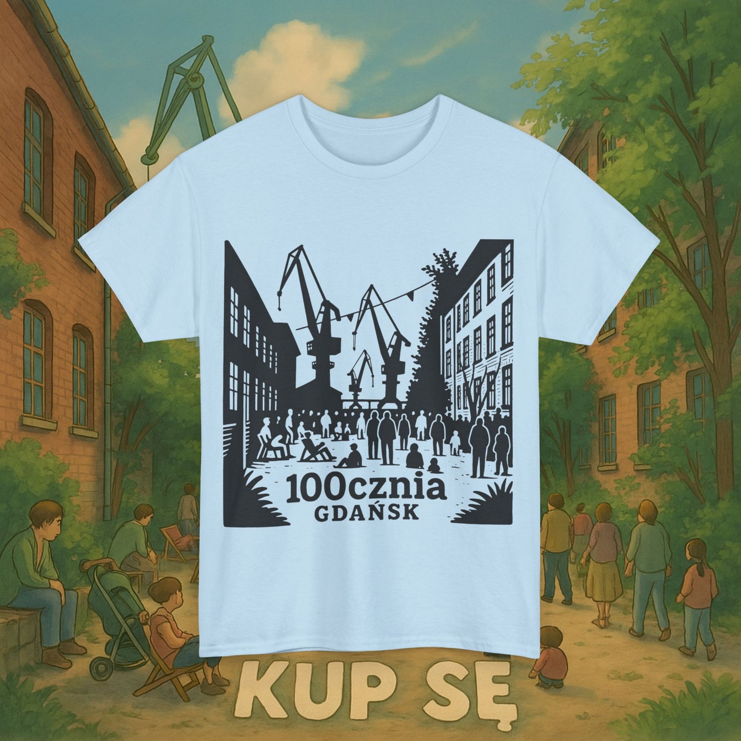 KupSe 100cznia t-shirt - Unisex Heavy Cotton Tee