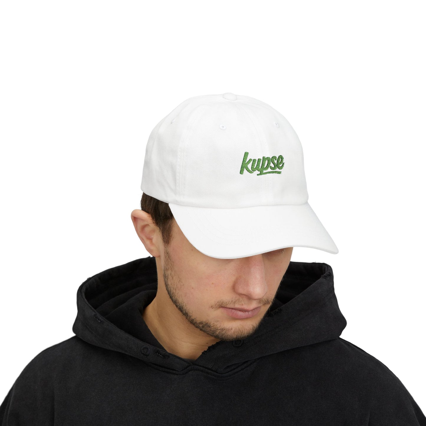 Czapka z daszkiem z grafiką Kup Se Logo Green – modny Dad Cap z charakterem
