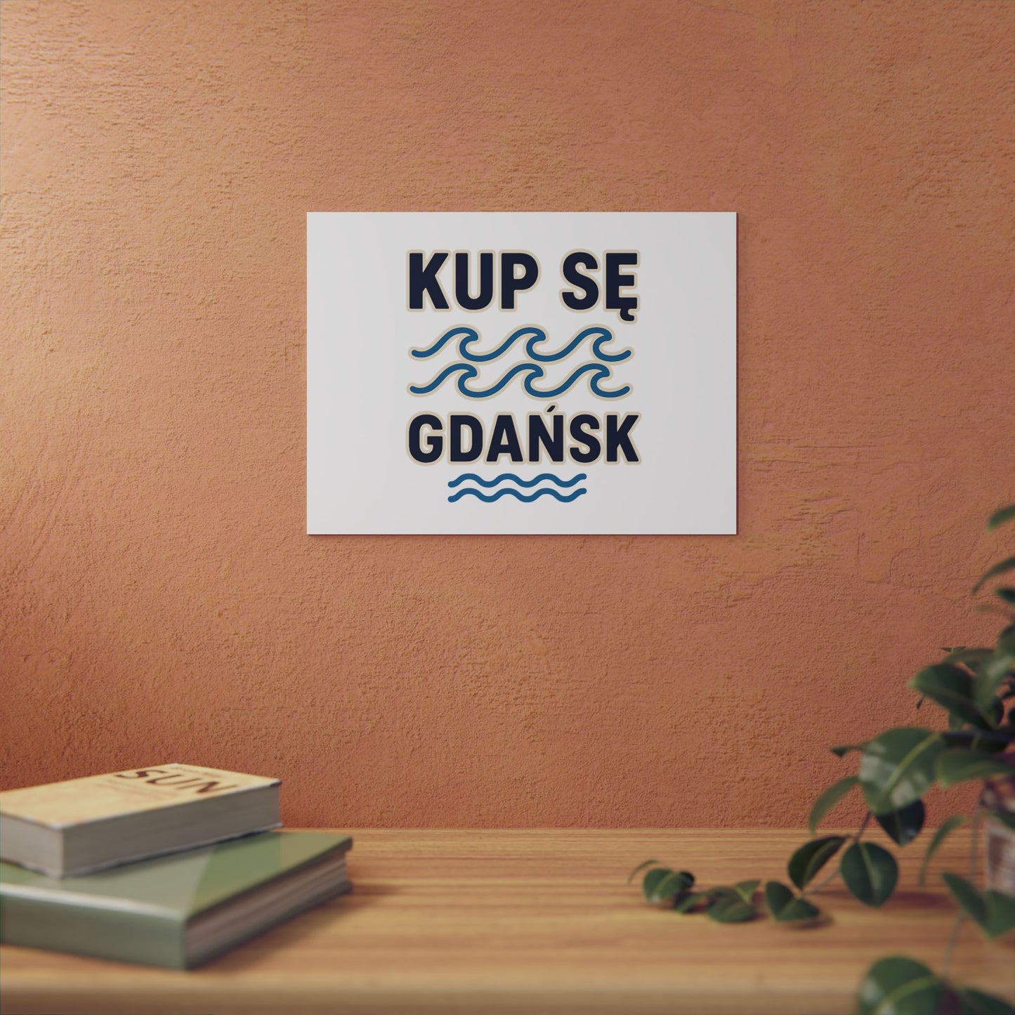 Obraz na panelu aluminiowym Gdańsk Fale – trwały wydruk w stylu Kup Se