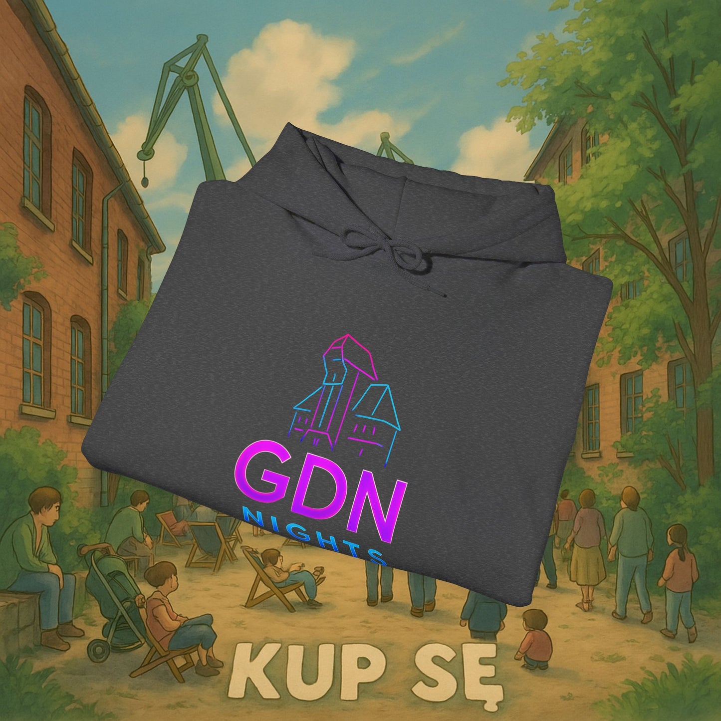 Unisex Heavy Blend Hoodie – GDN Nigths – Kup Se