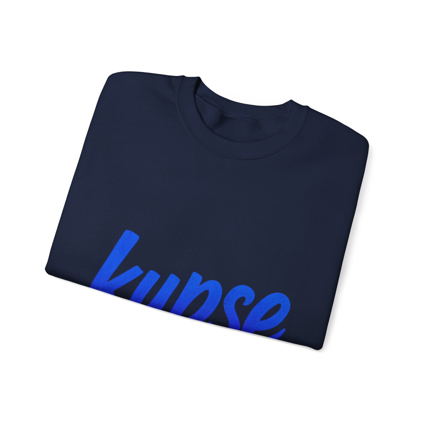 Bluza unisex z grafiką Kup Se Logo Blue – klasyczny crewneck i miejski styl