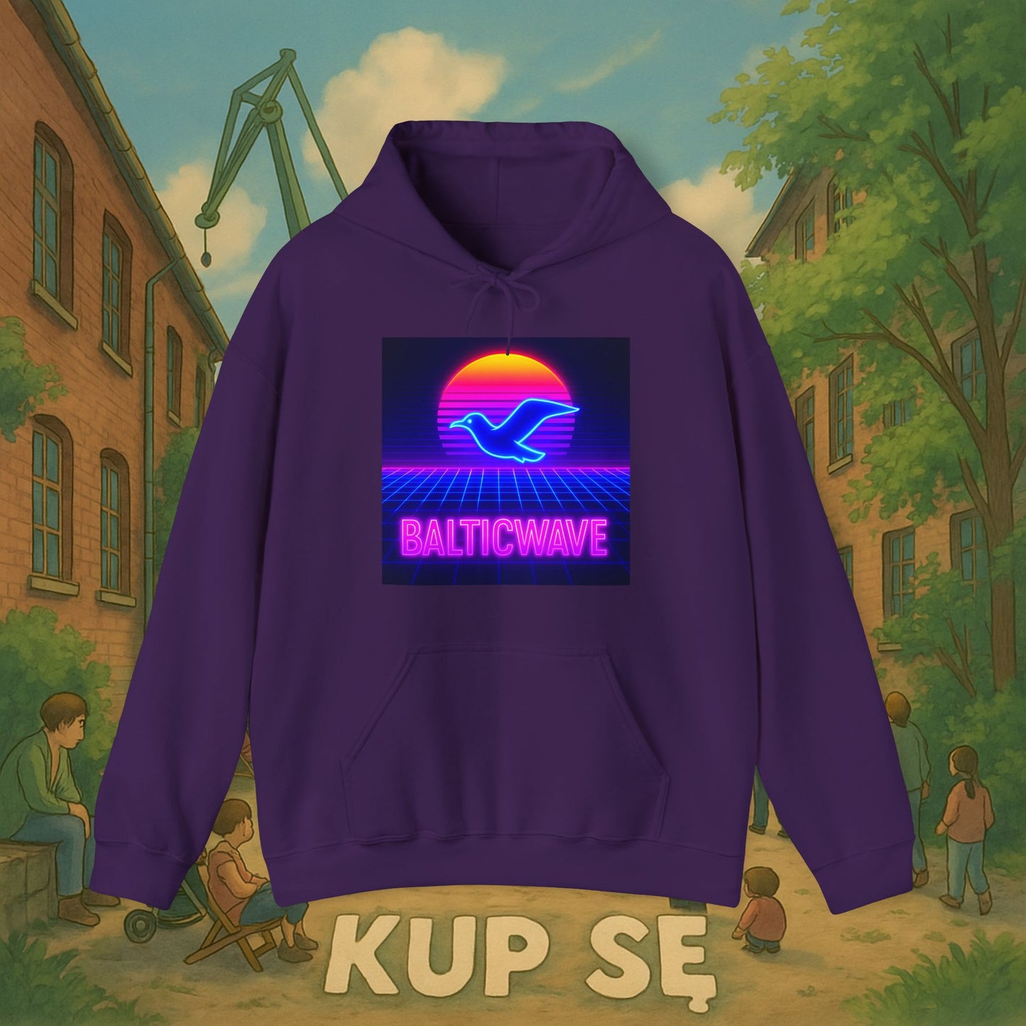 Unisex Heavy Blend Hoodie – BatlicWave – Kup Se