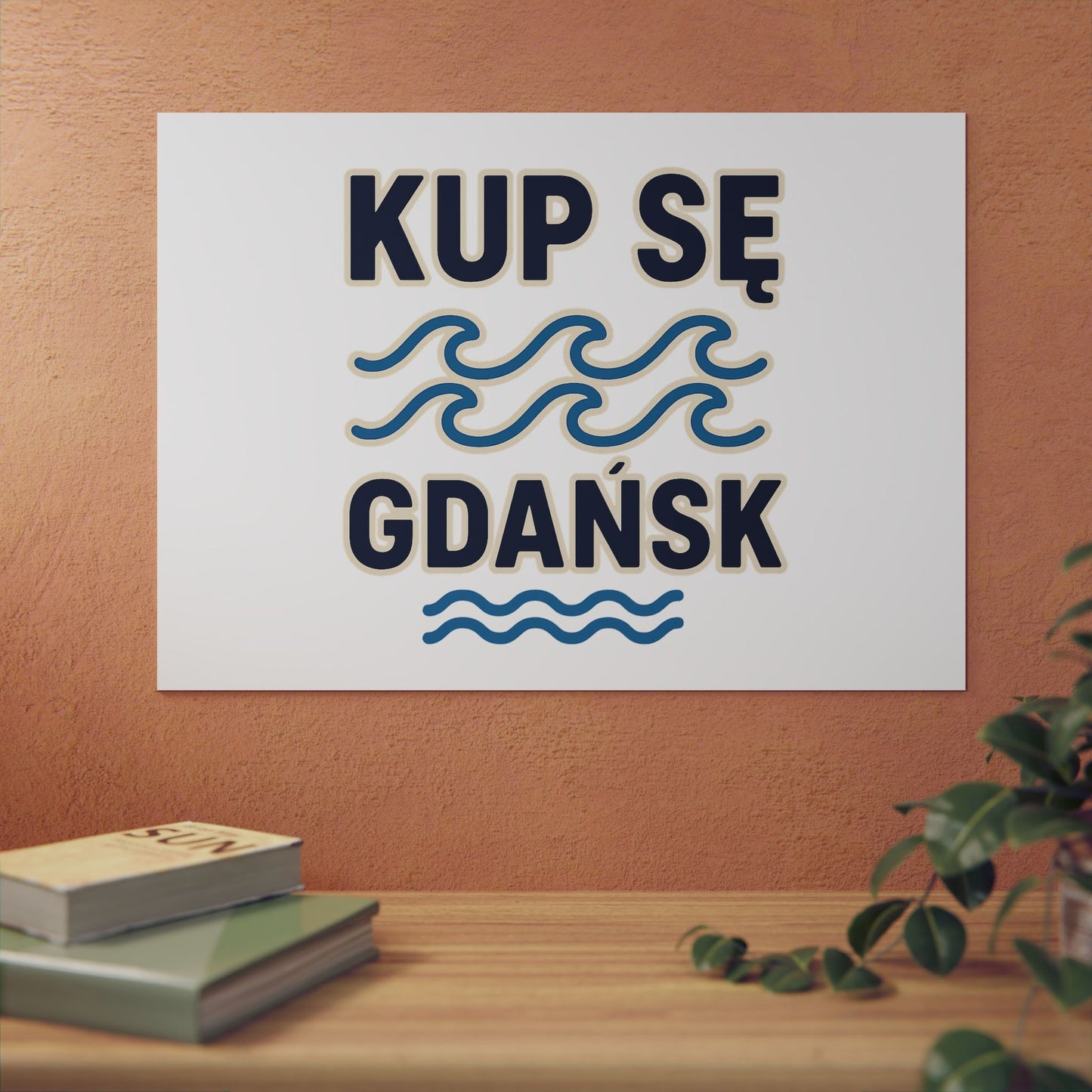 Obraz na panelu aluminiowym Gdańsk Fale – trwały wydruk w stylu Kup Se