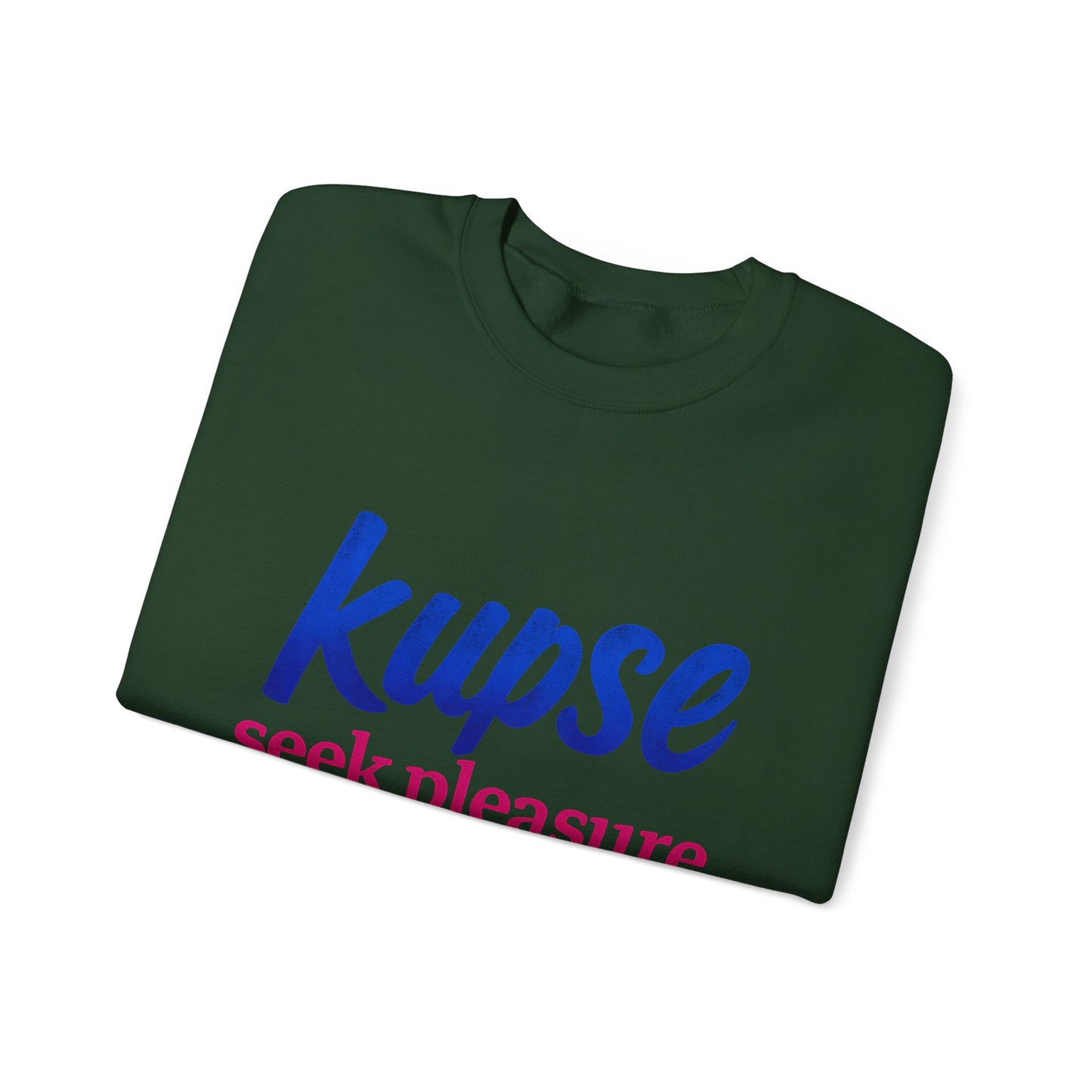 Bluza unisex z grafiką Kup Se Seek Pleasure – klasyczny crewneck i miejski styl