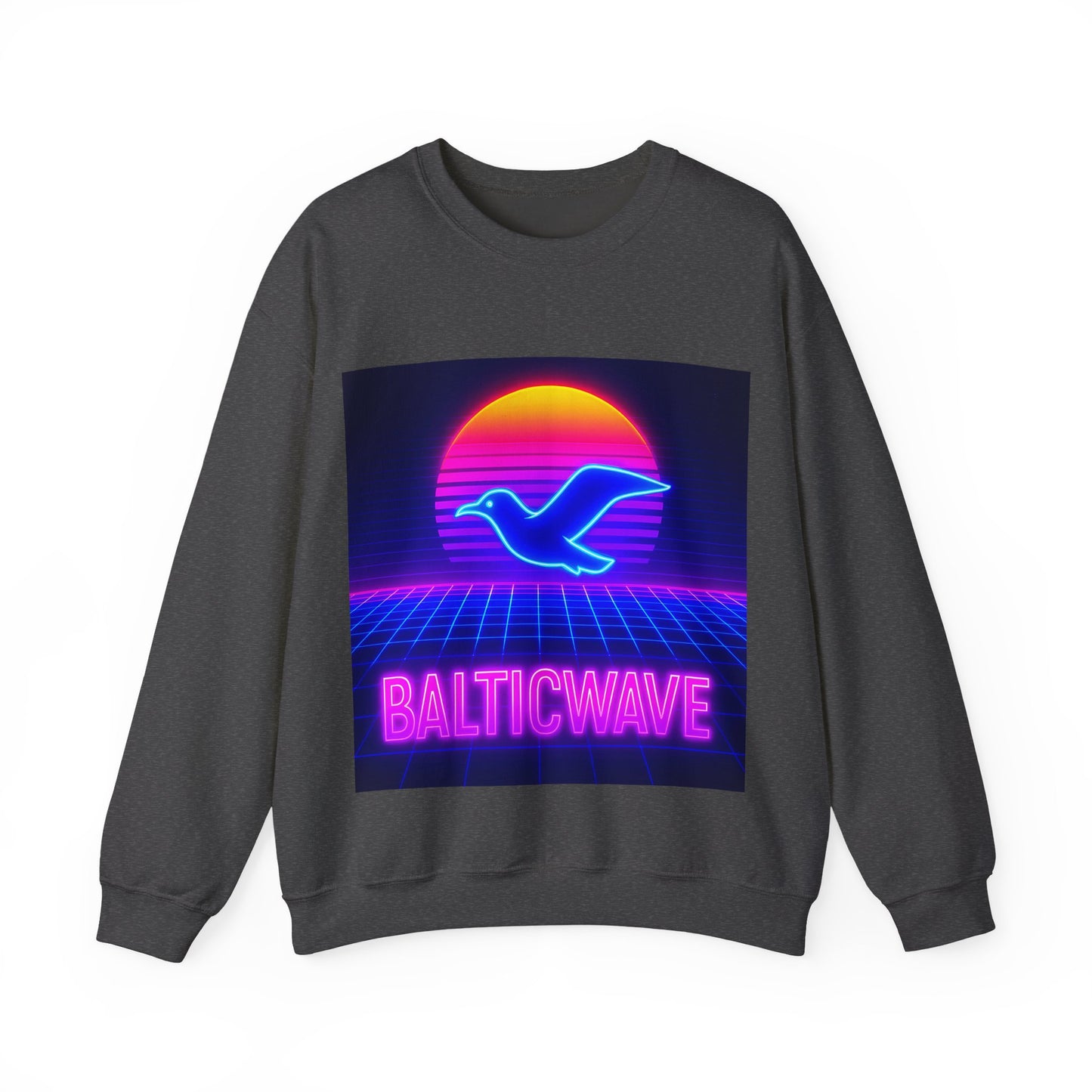 Bluza unisex z grafiką Kup Se Baltic Wave – klasyczny crewneck i miejski styl