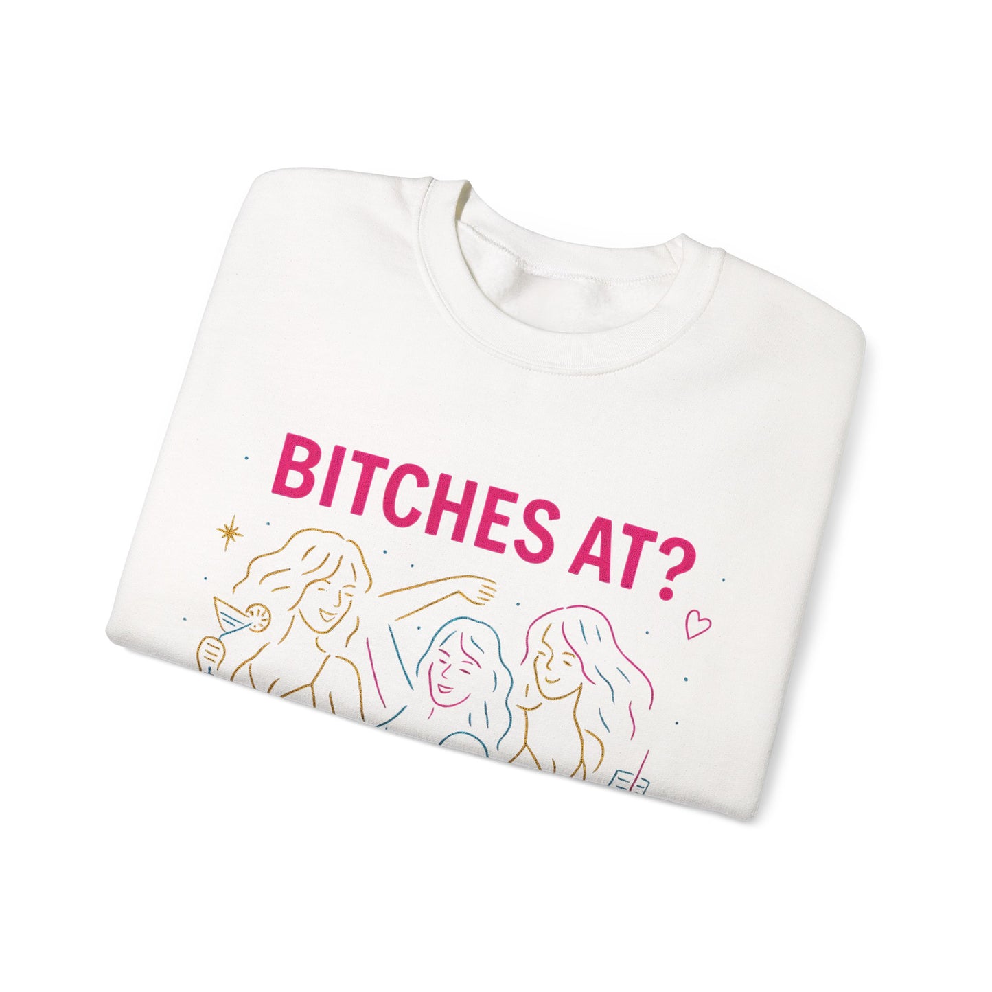 Bluza unisex z grafiką Kup Se Bi*ches at? – klasyczny crewneck i miejski styl